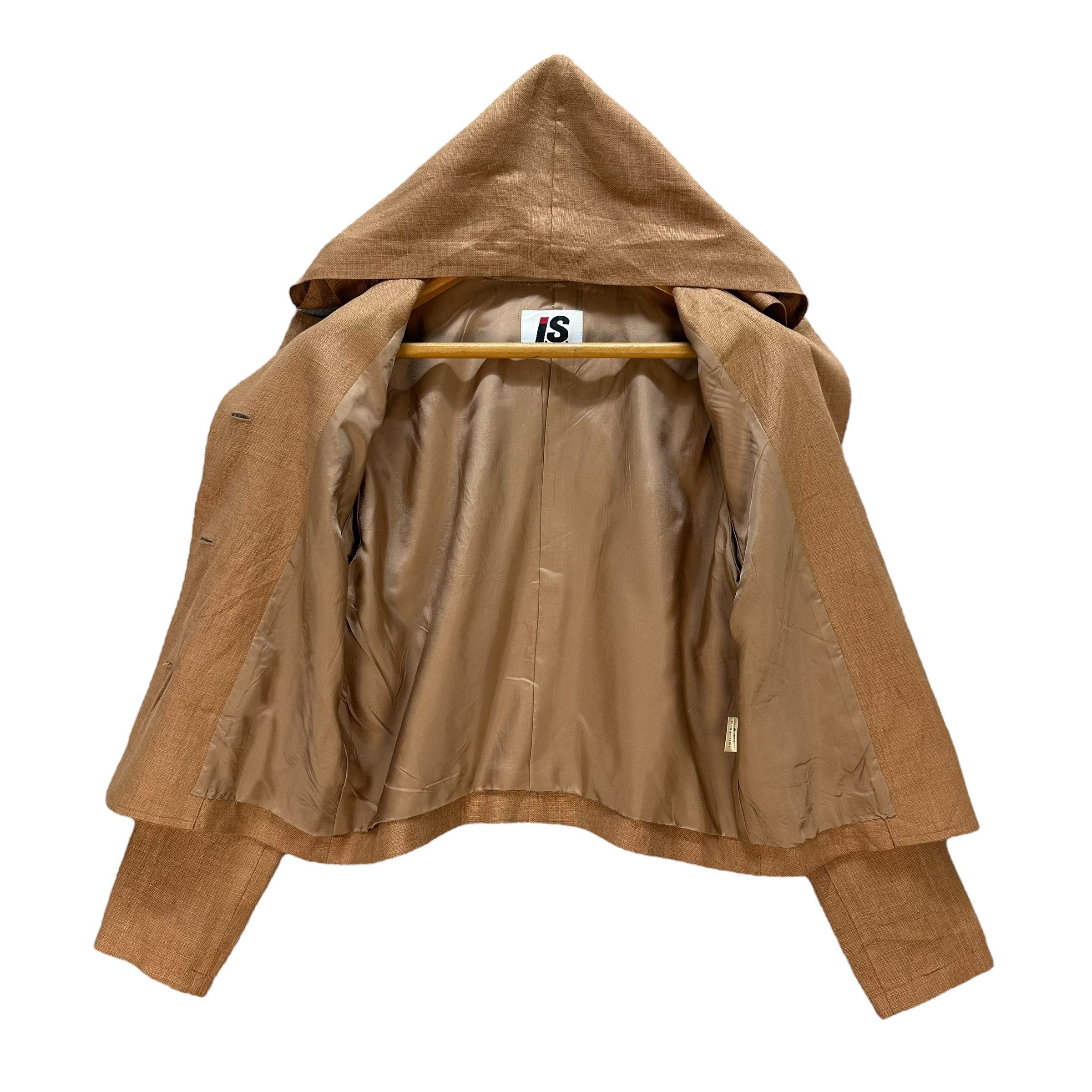 Issey Miyake Vintage 90's ISSEY MIYAKE Hooded Button Jacket #A68-1625 Size M / US 6-8 / IT 42-44 - 7 Thumbnail