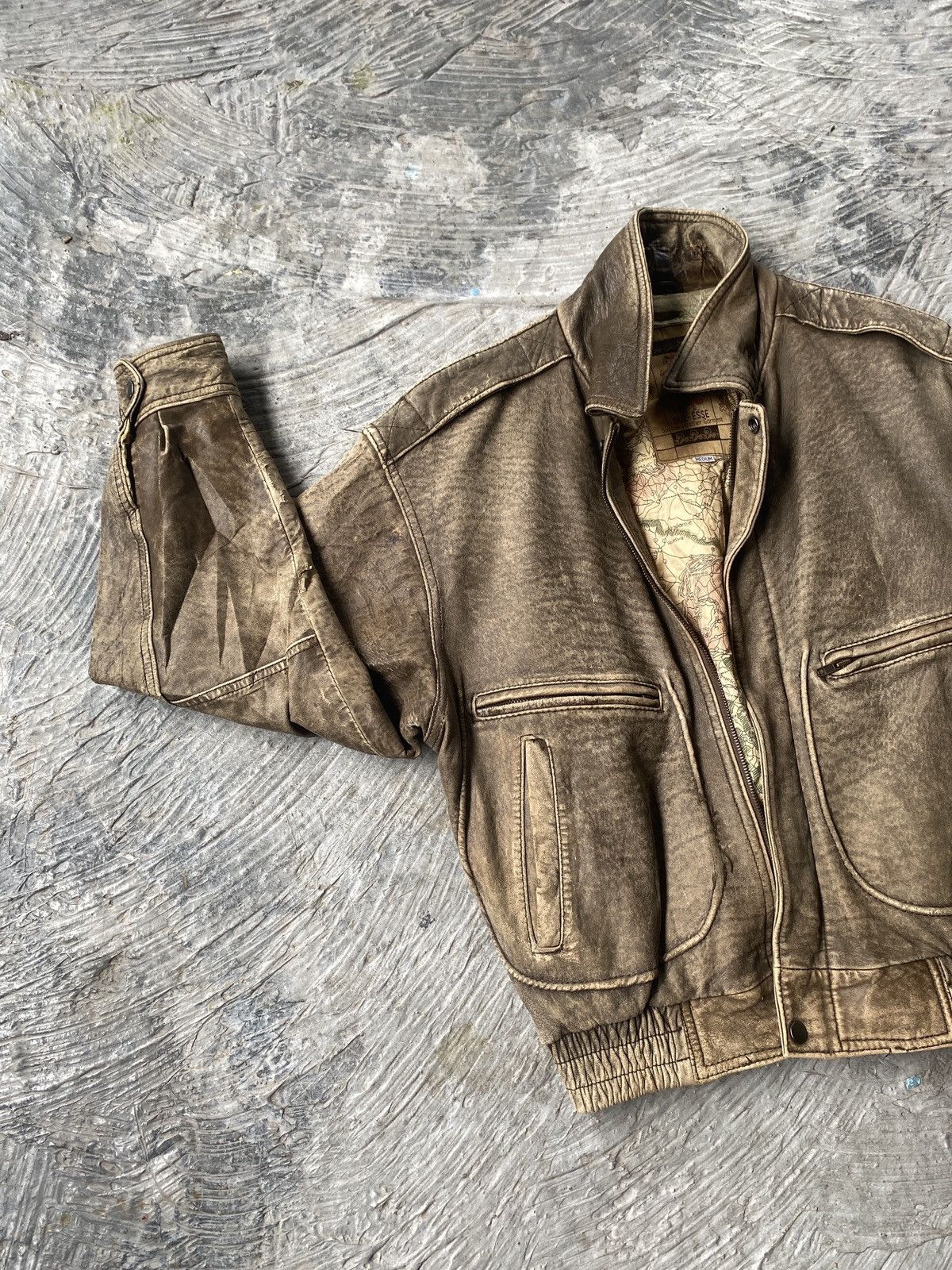 Vintage 💥OFFER NOW💥Vintage Due -Esse Fully Leather Jacket Sheepskin Size US M / EU 48-50 / 2 - 3 Thumbnail