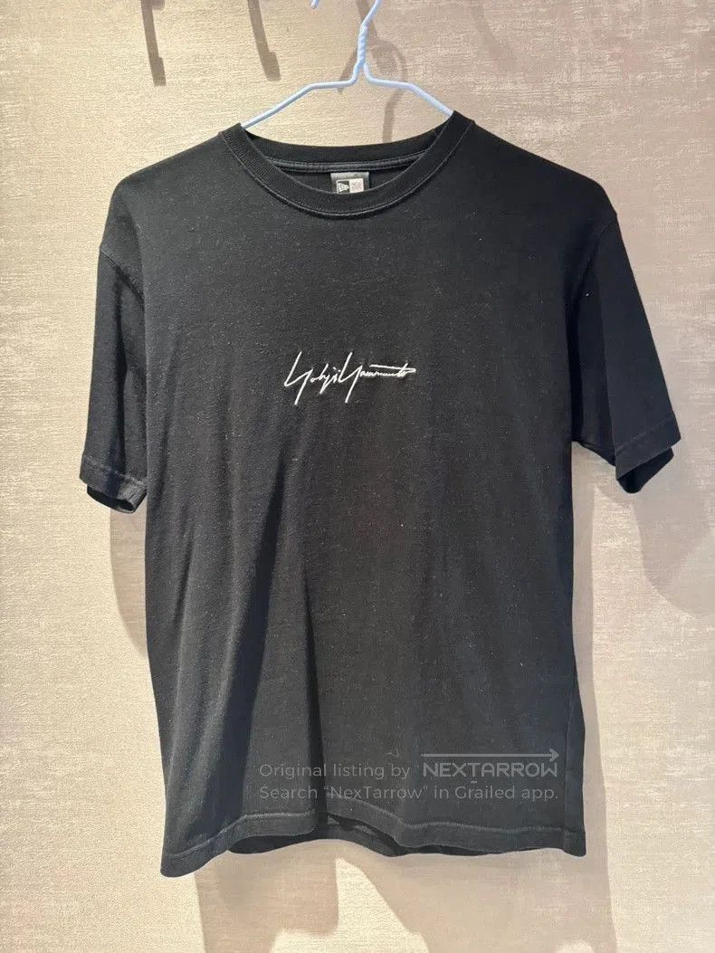 Yohji Yamamoto x New Era Collaboration T-shirt.