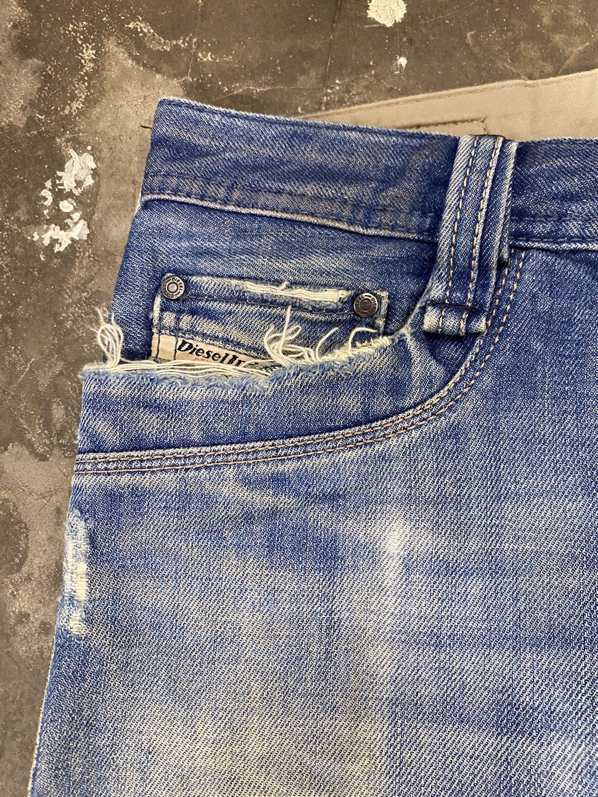 Diesel A12 Rare - Distressed Diesel Jeans Size US 32 / EU 48 - 11 Thumbnail