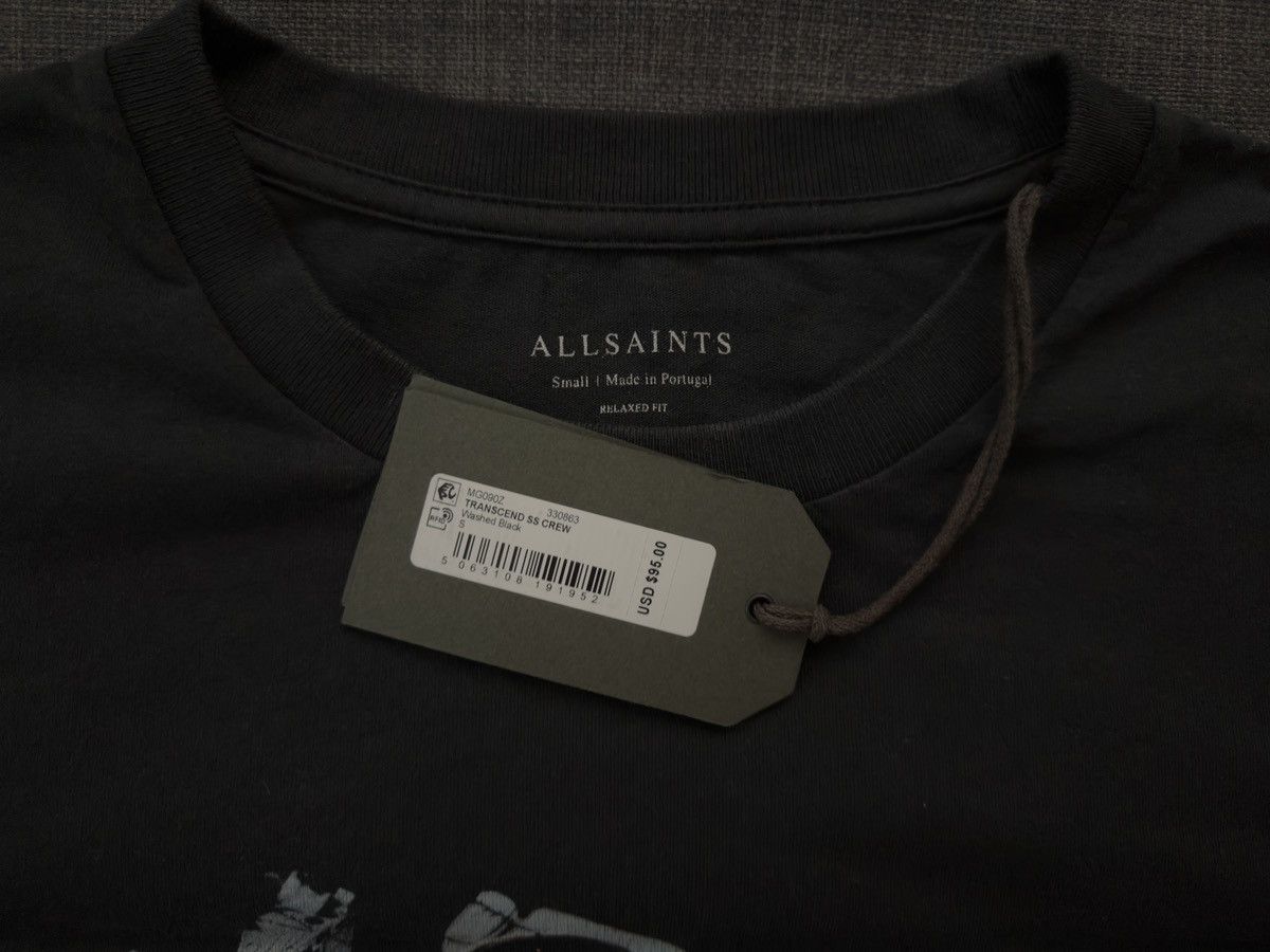 Allsaints Allsaints T-Shirt Transcend SMALL Black New with Tags Size US S / EU 44-46 / 1 - 5 Thumbnail