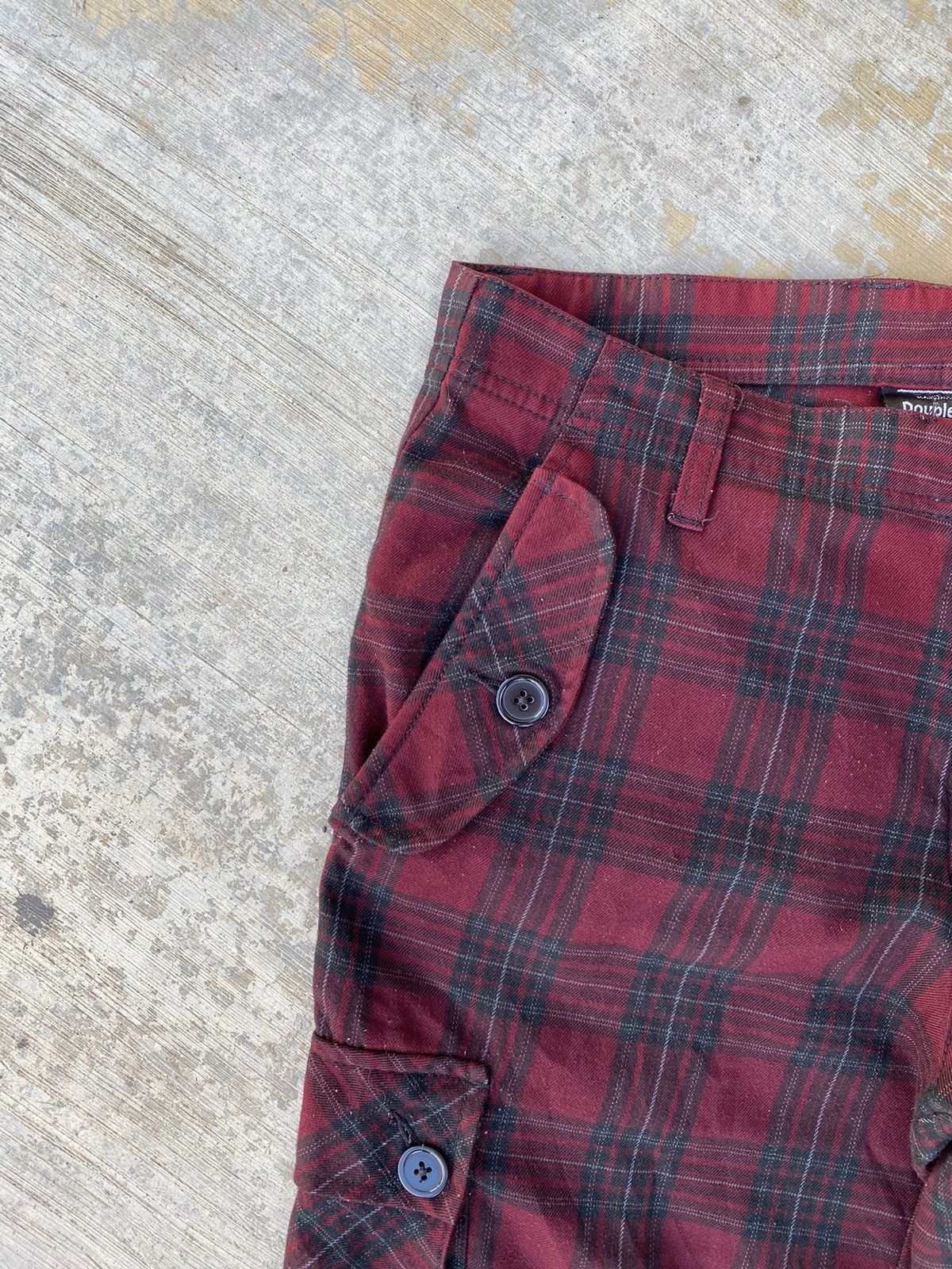 If Six Was Nine Double focus checkered punk cargo pants Size US 31 - 6 Thumbnail