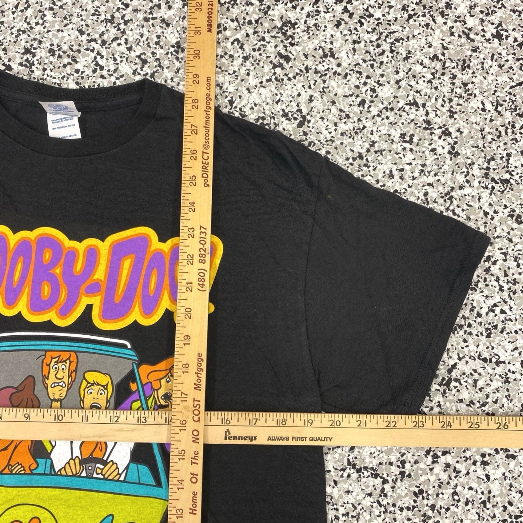Vintage VINTAGE Hanna-Barbera SCOOBY-DOO T-Shirt Mens Large Gray 50/50 Cotton-Poly 80s Graphic Tee ClearPrints? Size US L / EU 52-54 / 3 - 2 Thumbnail