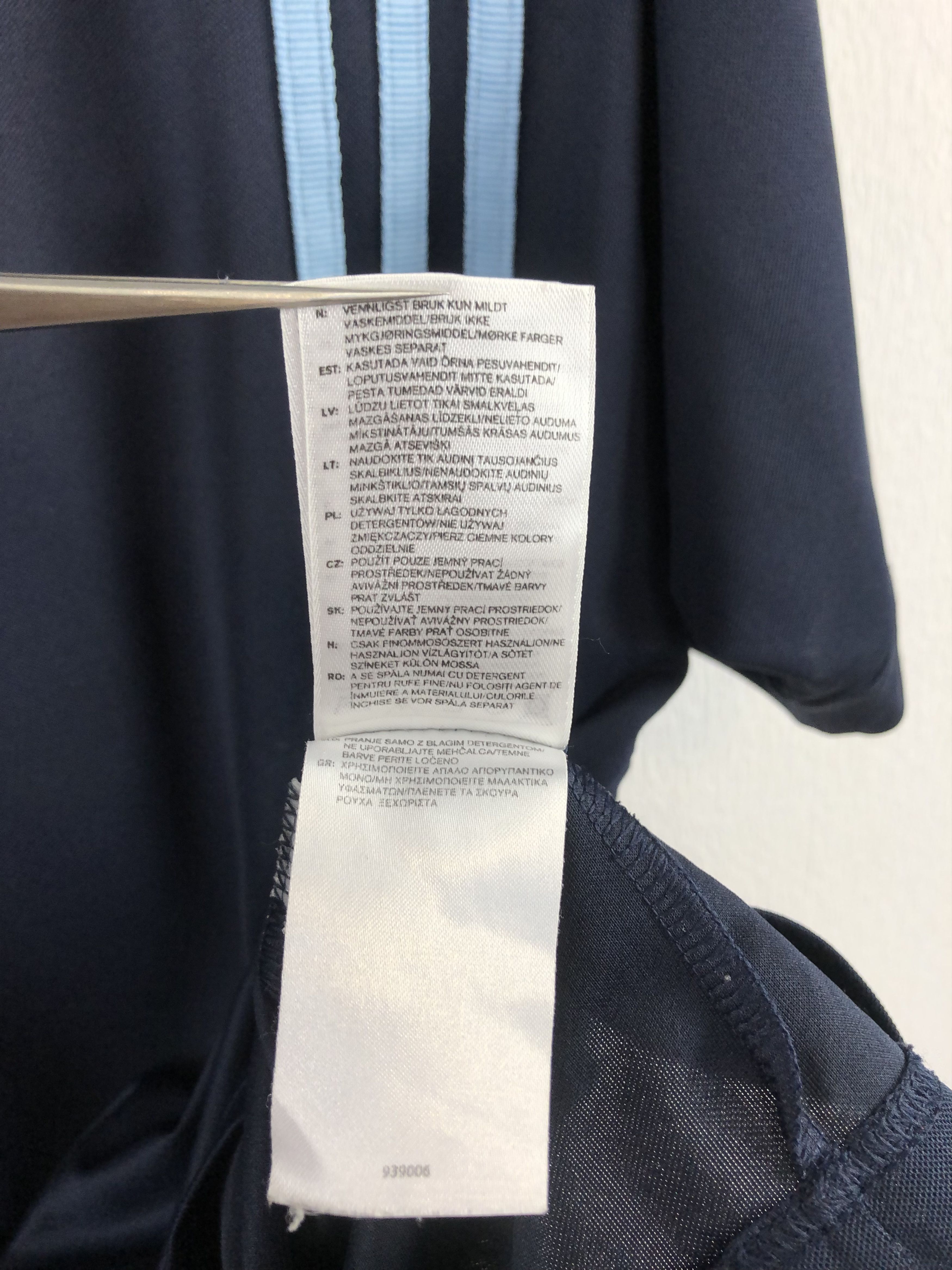 Adidas Vintage Argentina Football Shirt Soccer Jersey Messi Rare Size US XXL / EU 58 / 5 - 14 Thumbnail