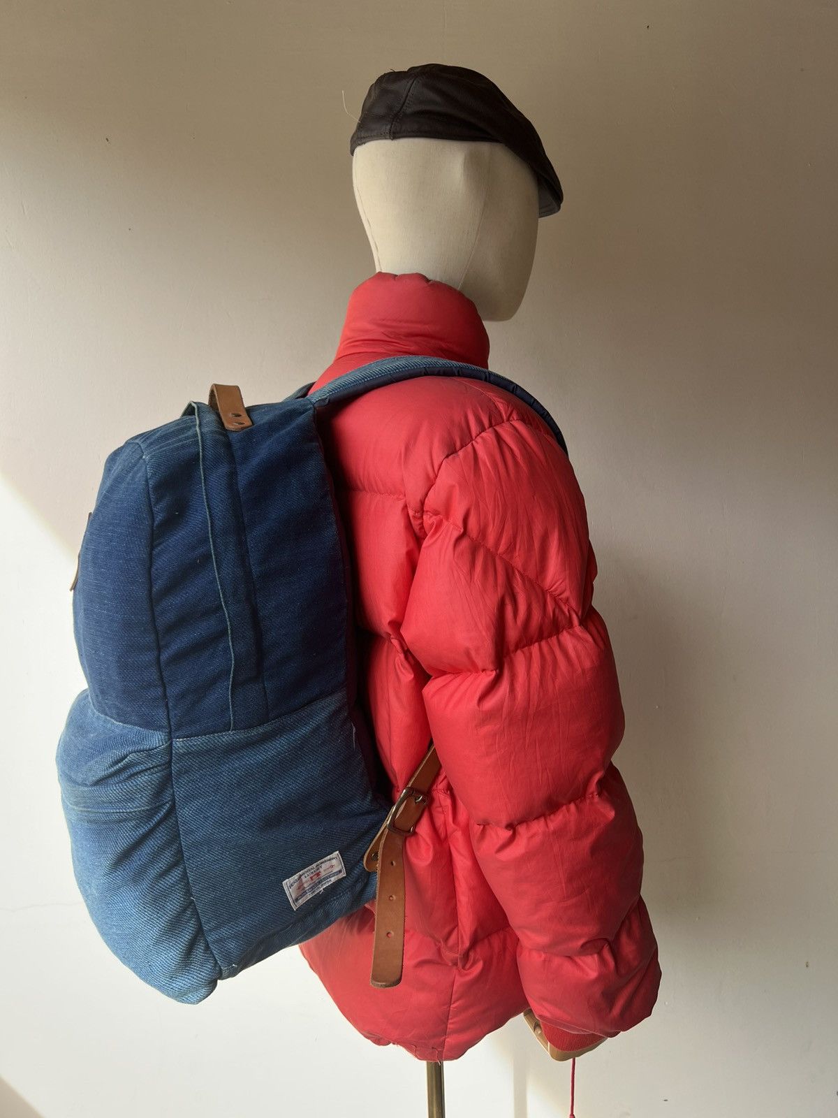 FDMTL FDMTL Japan Fade Patina Indigo Backpack Bag Size ONE SIZE - 4 Thumbnail