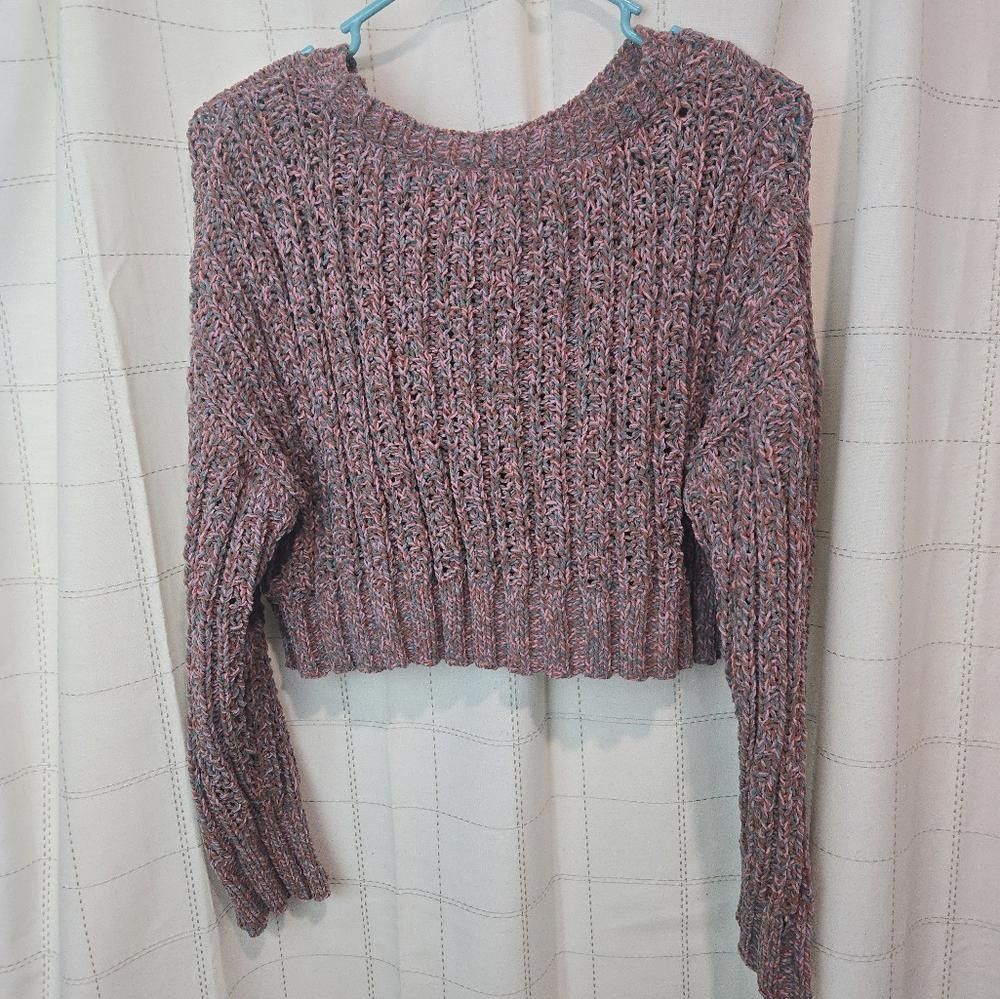 Arizona Jean Co. Arizona Jean Chunky Knit Cropped Sweater Size XS / US 0-2 / IT 36-38 - 2 Thumbnail