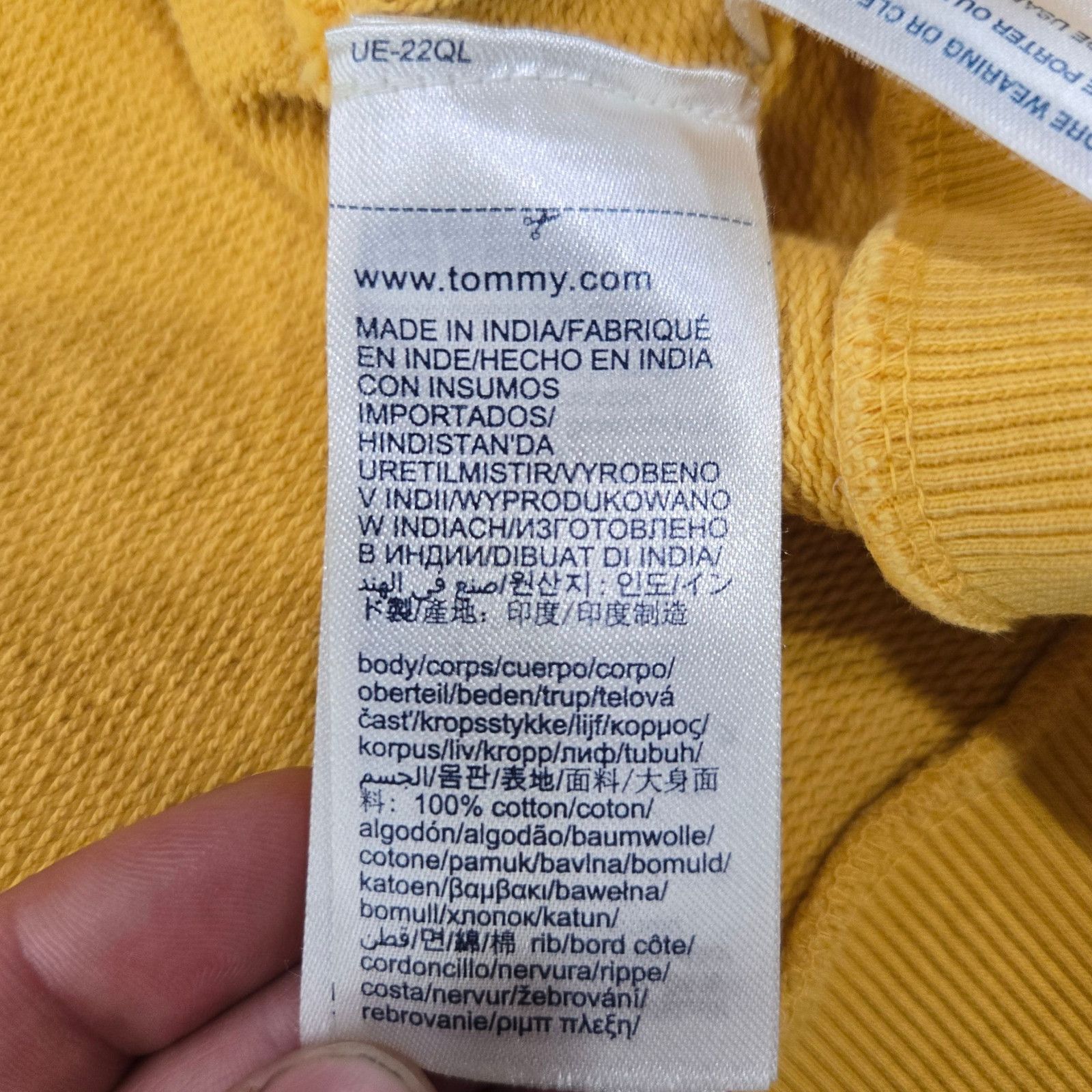 Tommy Jeans Tommy Jeans Yellow Collegiate Crewneck Sweatshirt Size Small Size S / US 4 / IT 40 - 7 Thumbnail