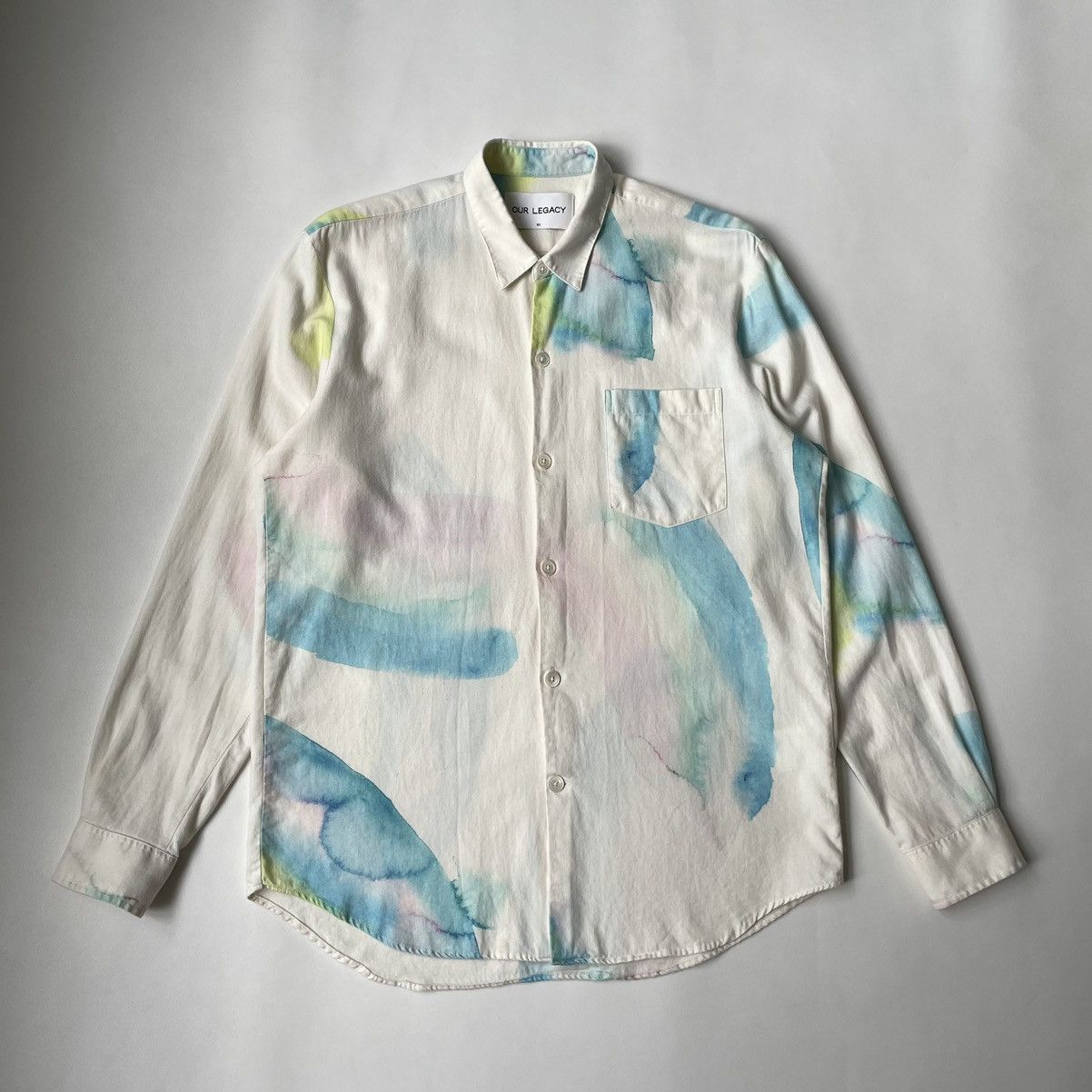 Our Legacy A/W 14 Watercolour Print Shirt Size US M / EU 48-50 / 2 - 16 Thumbnail