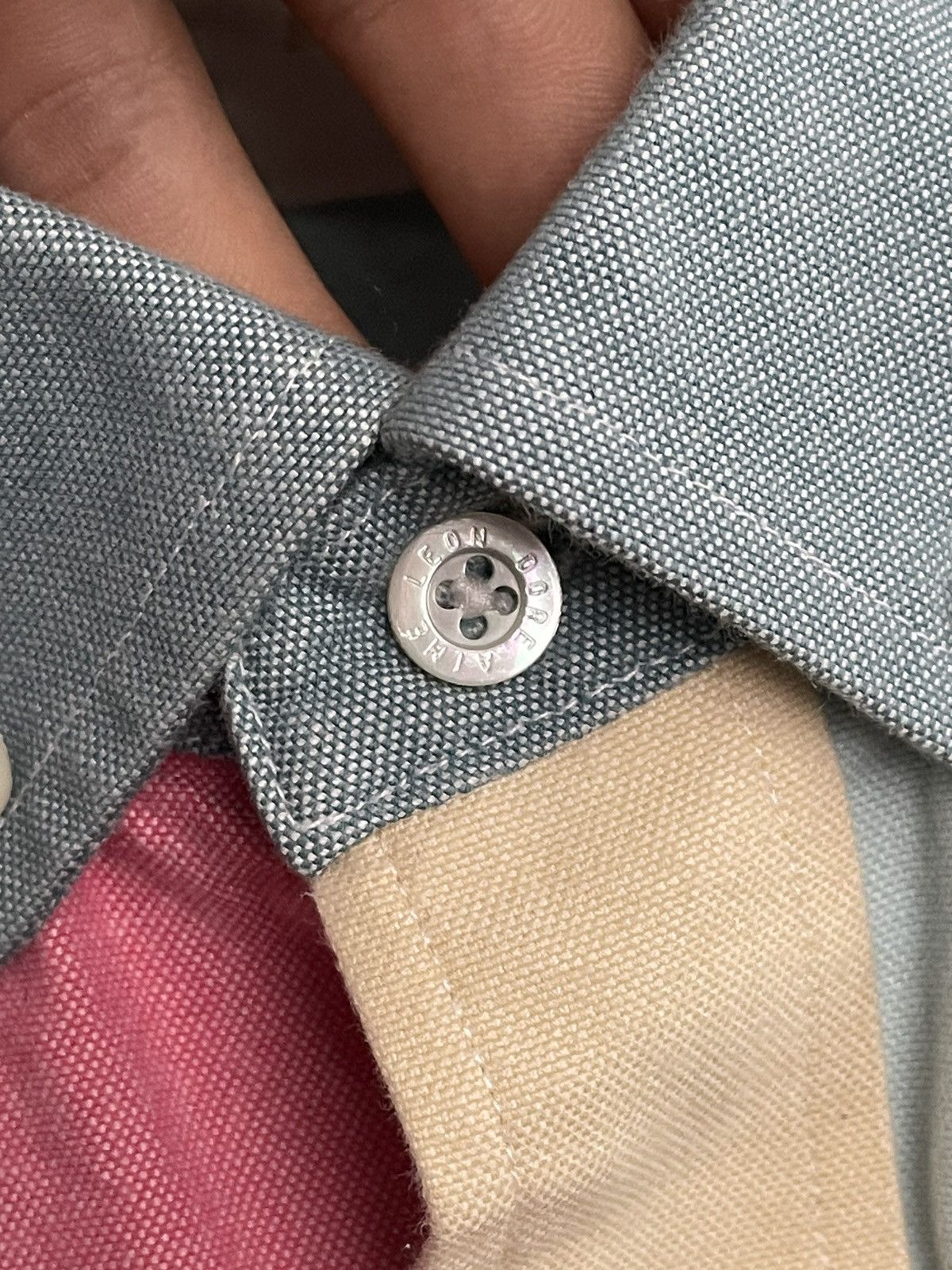 Aime Leon Dore Aime Leon Dore Color Blocked Oxford Shirt Button Up Size US L / EU 52-54 / 3 - 10 Thumbnail