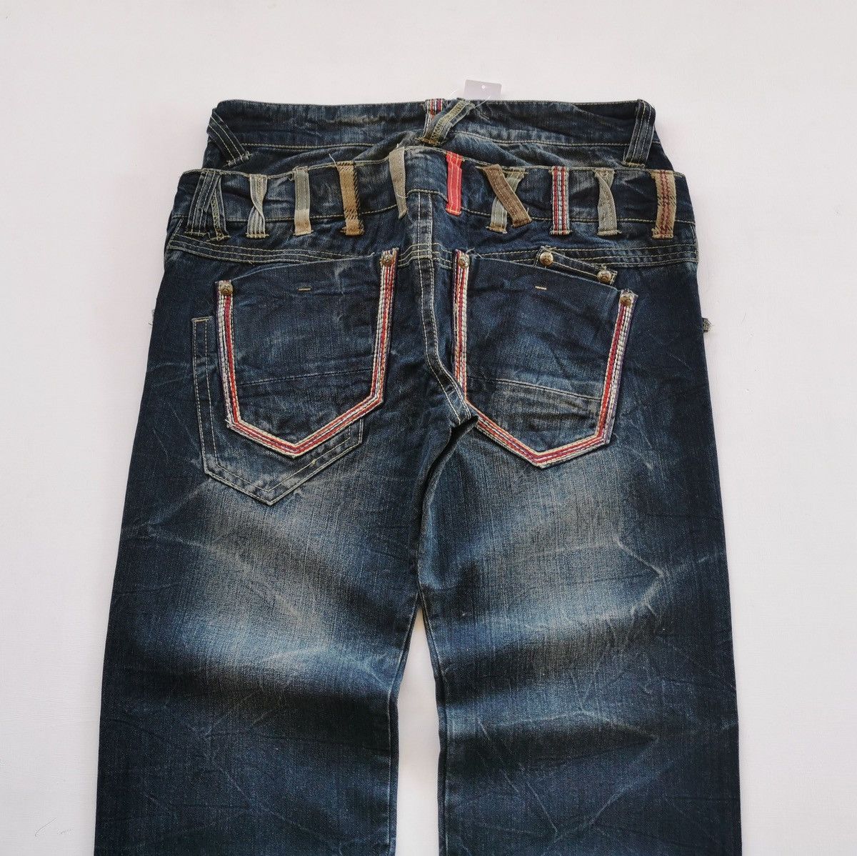 Kapital Sorridere Japan Double Waist Denim Jeans Size US 32 / EU 48 - 1 Thumbnail