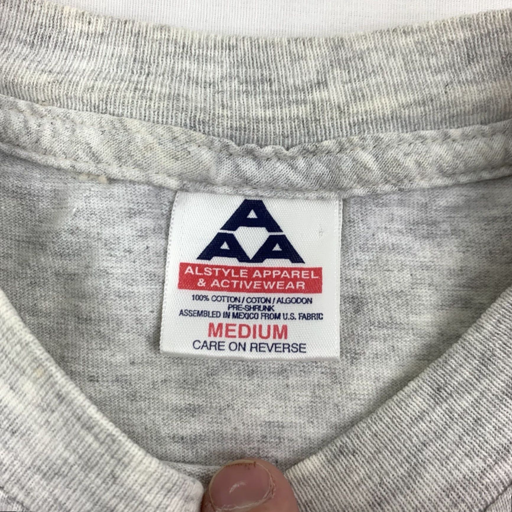 Vintage VINTAGE USA Flags T Shirt Adult M Gray History Y2K 90s Mens T-Shirt Size US M / EU 48-50 / 2 - 7 Thumbnail