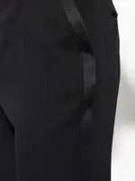 Saint Laurent Paris oc11z1225 737998 Tuxedo Trousers Grain de Poudre in Black Size US 34 / EU 50 - 5 Thumbnail