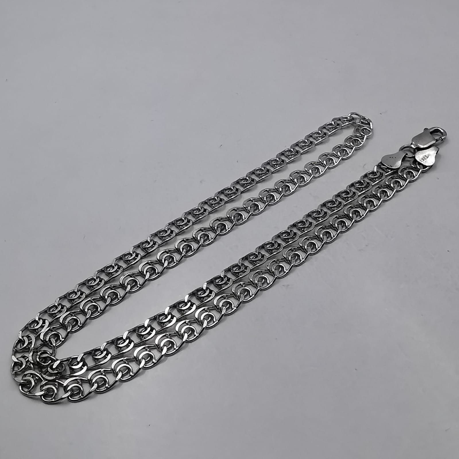 Vintage Vintage Jewelry Chain, 925 Sterling Silver, Signed 13,88g Size ONE SIZE - 4 Thumbnail