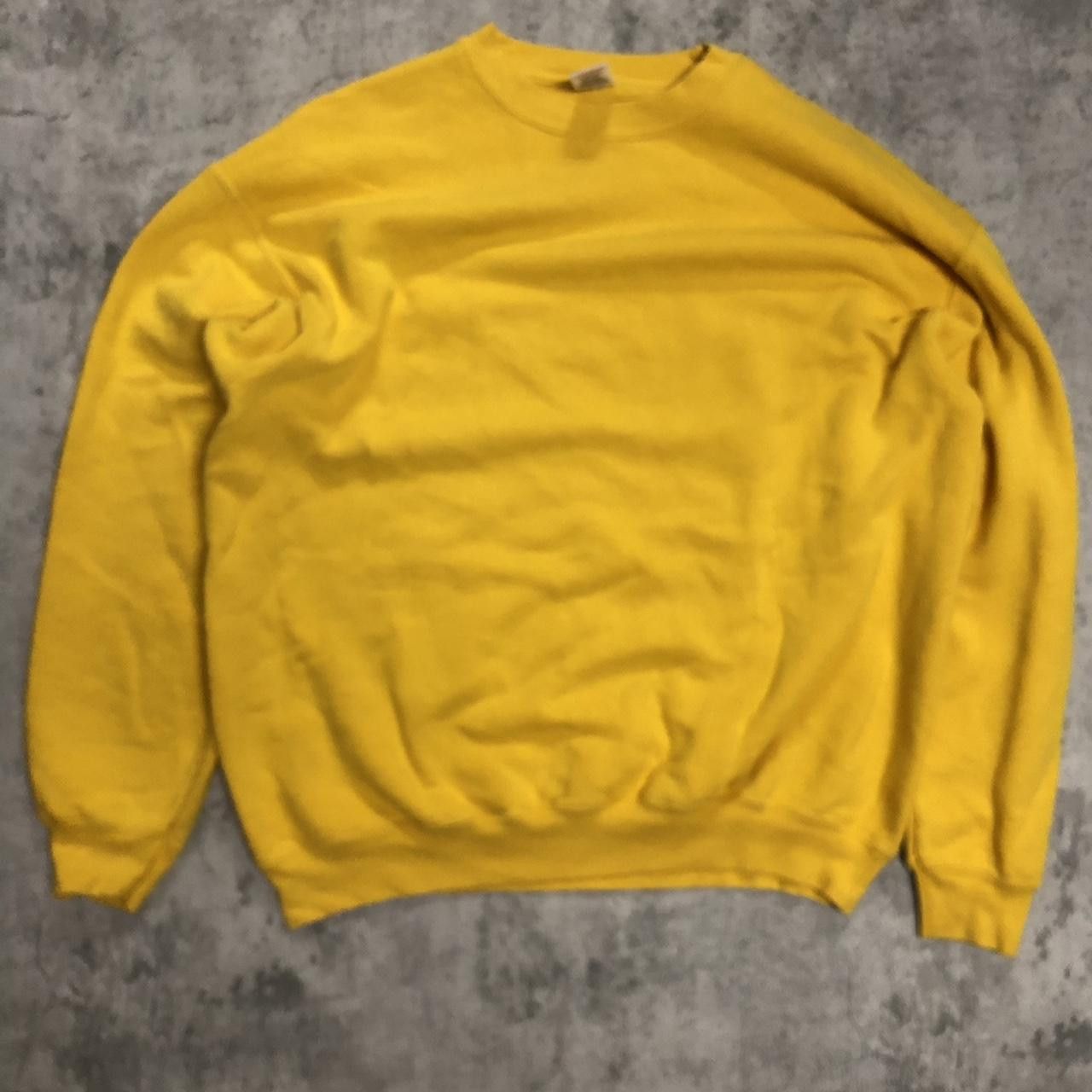 Fruit Of The Loom Yellow Fruit of the Loom crewneck sweatshirt Size US XXL / EU 58 / 5 - 1 Thumbnail