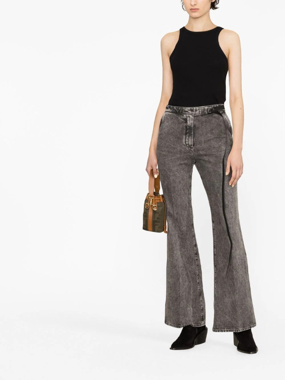 Fendi o1loc1c0824 Trousers in Black Size 27" / US 4 / IT 40 - 3 Thumbnail