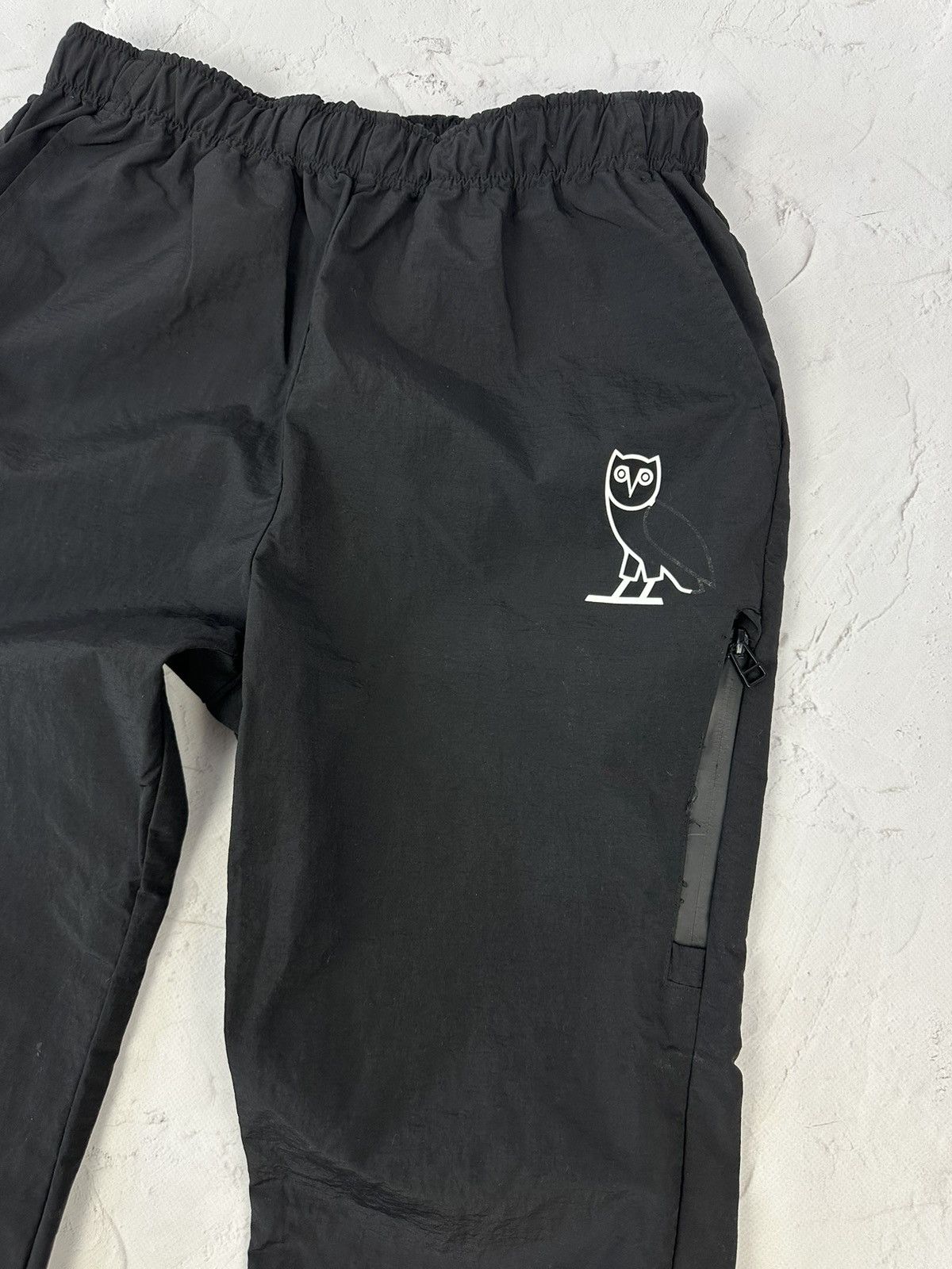 Drake × October's Very Own October’s Very Own Nylon Black Joggers Size US 30 / EU 46 - 2 Thumbnail
