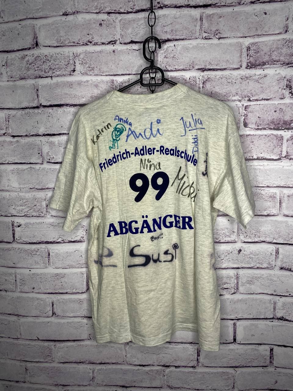 Other Men's Vintage 90s T-Shirt | Mog Nimmer Animal School Tee Size US M / EU 48-50 / 2 - 7 Thumbnail