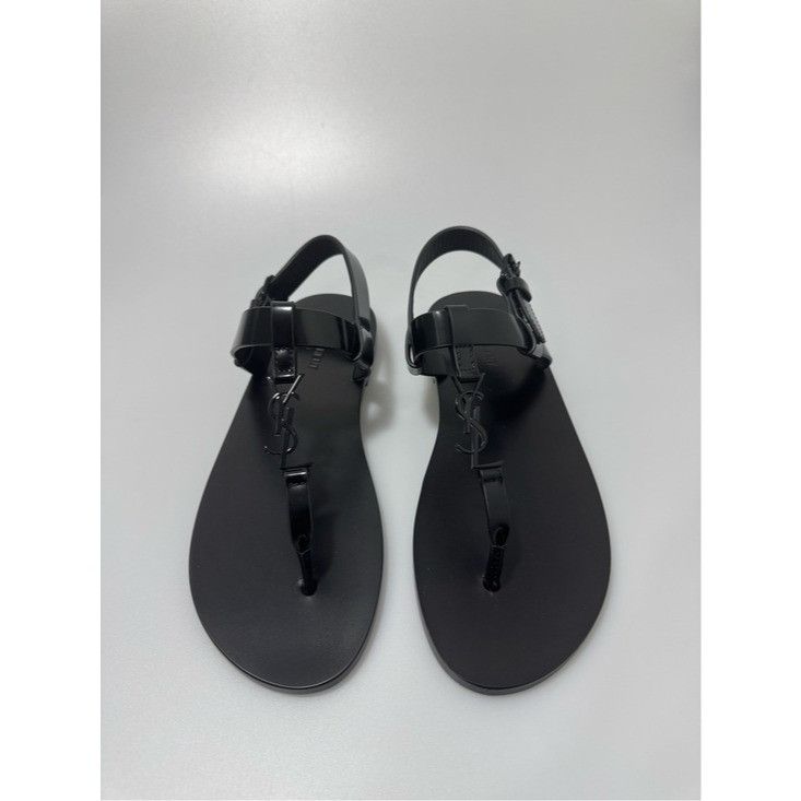 YSL Saint Laurent Cassandre Sandals Black Men’s EU 43/US 10 Saint Laurent Paris YSL Saint Laurent Cassandre Sandals  main image 3