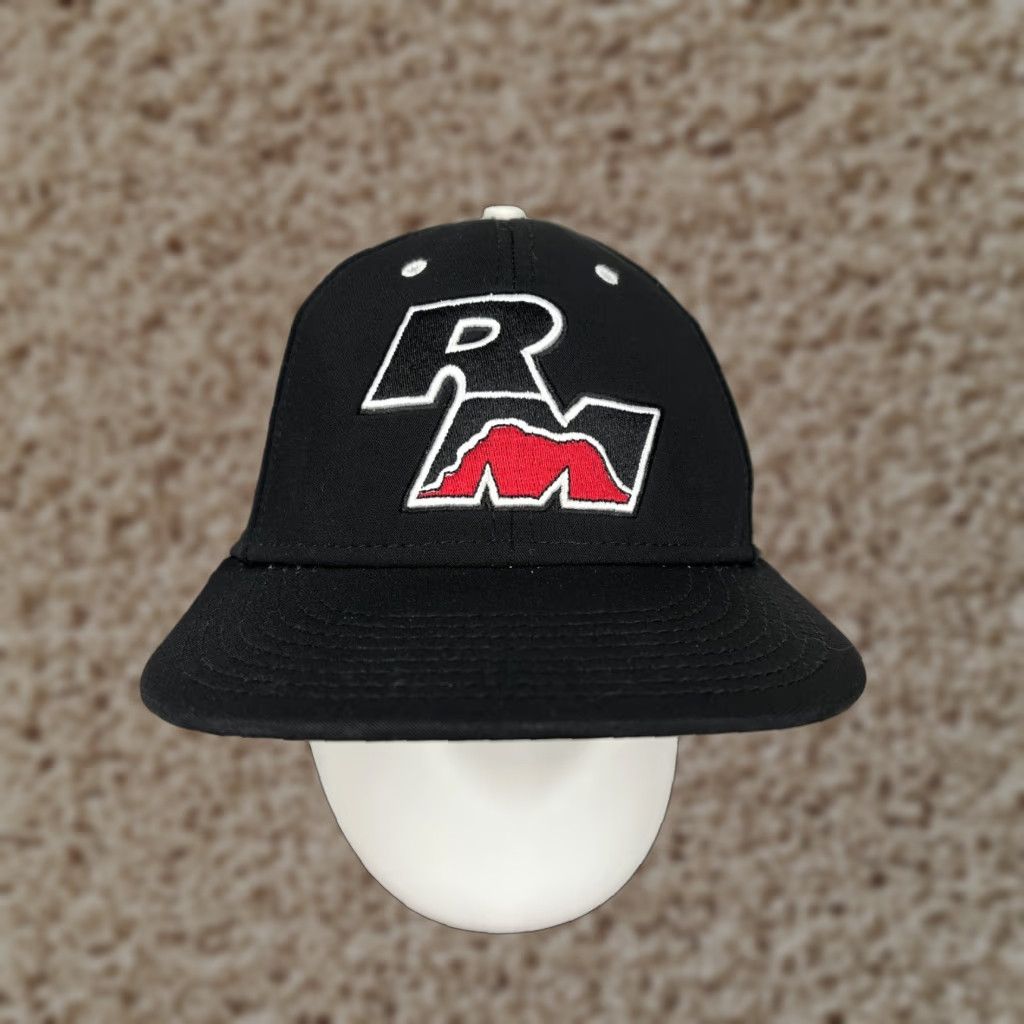 Under Armour Under Armour Hat Cap Fitted Adult M Black Red RM Embroidered Polyester E - Baseball Cap, Twill, Sports Theme, Mens Size ONE SIZE - 1 Thumbnail