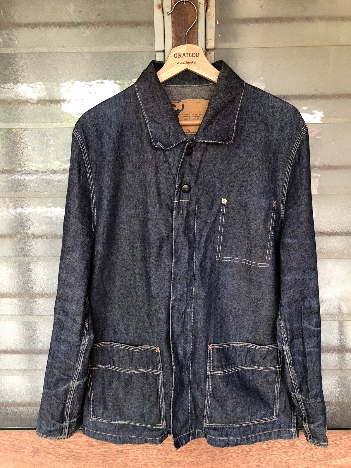 PPFM Vintage PPFM Denim Jacket Size US L / EU 52-54 / 3 - 2 Thumbnail