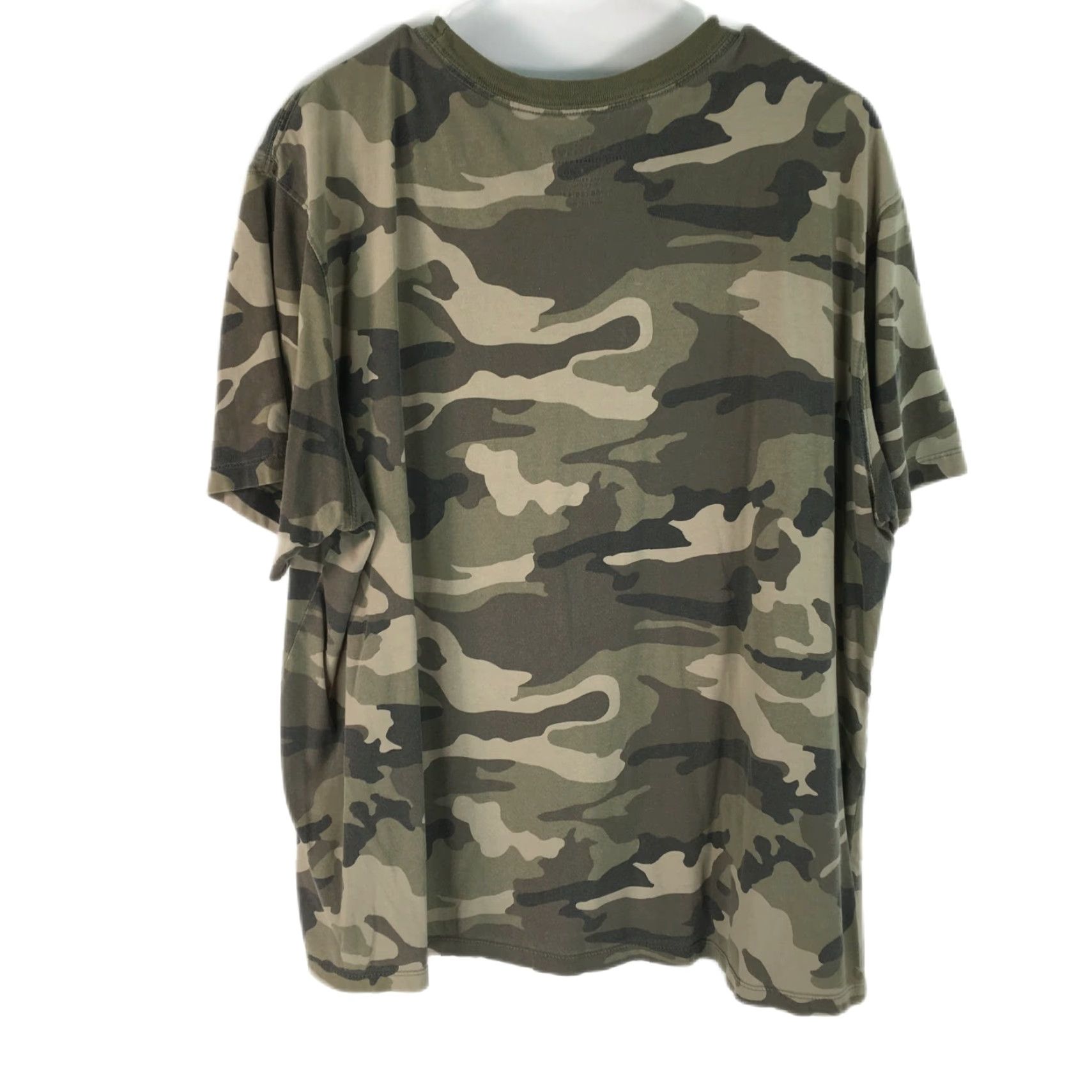 Faded Glory Faded Glory Camouflage T-Shirt Boys XL Green Short Sleeve Casual Size US XL / EU 56 / 4 - 2 Thumbnail