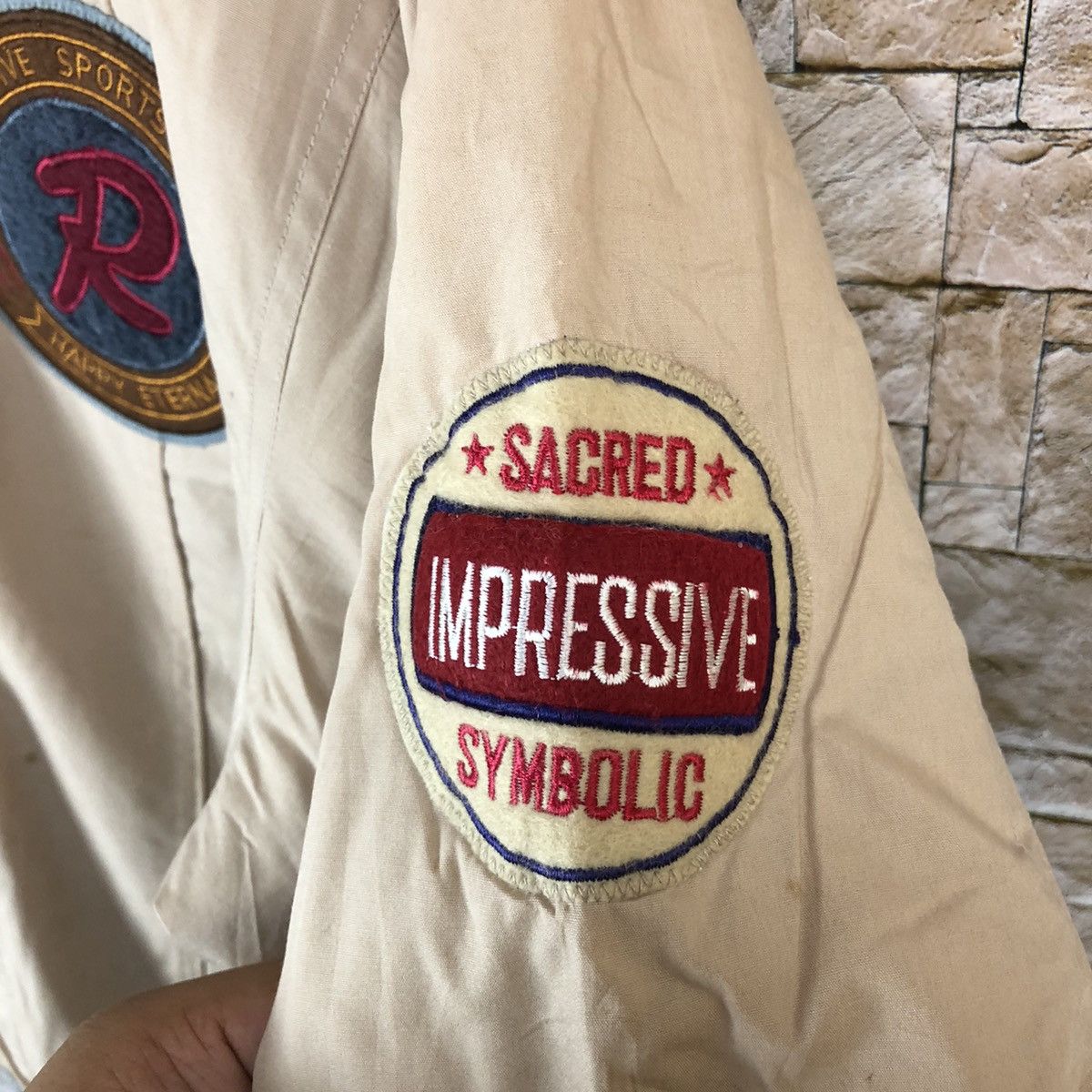Japanese Brand Franco Masolti Brown Bombers Jacket #A561 Size US M / EU 48-50 / 2 - 13 Thumbnail
