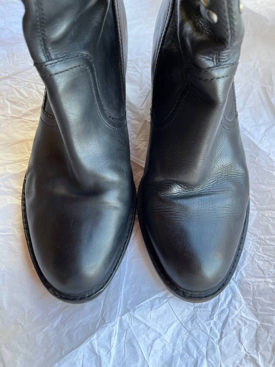 Vagabond × Vintage Vagabond vintage western black leather boots with studs Size US 6 / IT 36 - 9 Thumbnail