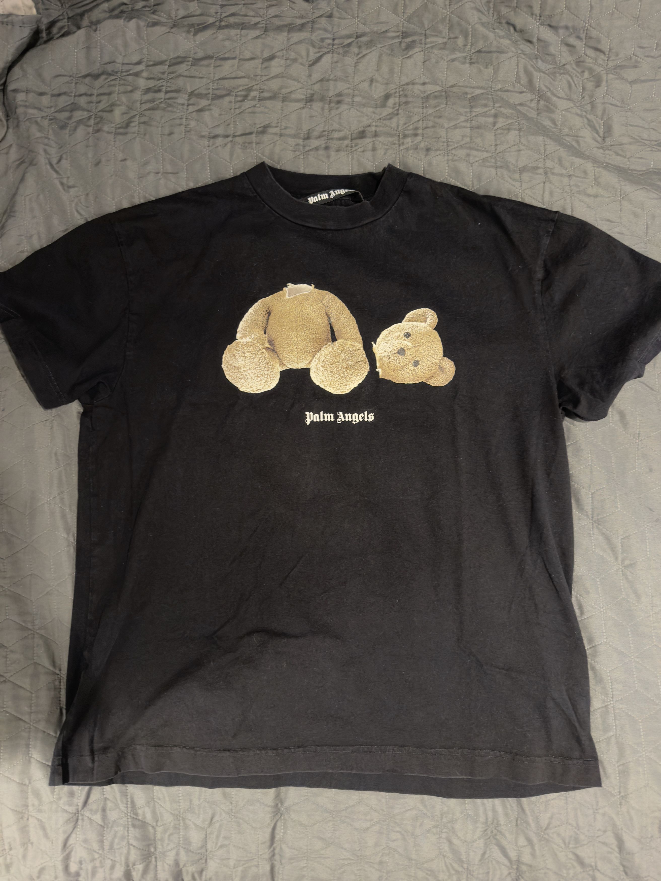 Palm Angels Palm Angels Medium Tee Kill The Bear Classic Black T-Shirt Size US M / EU 48-50 / 2 - 1 Thumbnail