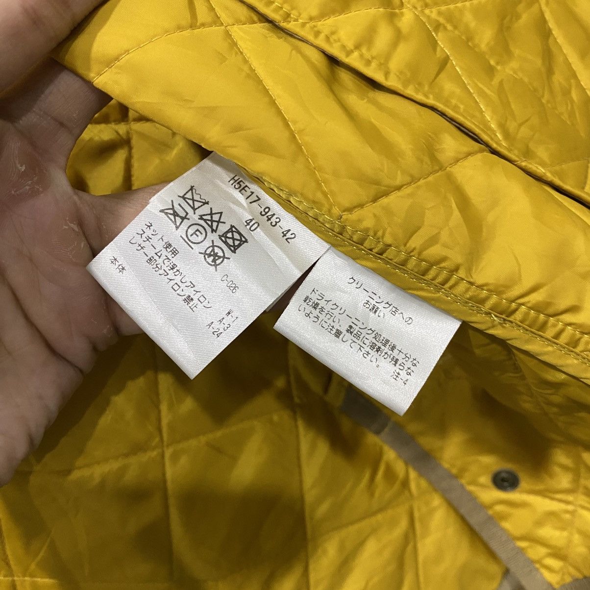Mackintosh Mackintosh Philosophy Diamond Quilted Hooded Jacket Beige Size US S / EU 44-46 / 1 - 16 Thumbnail