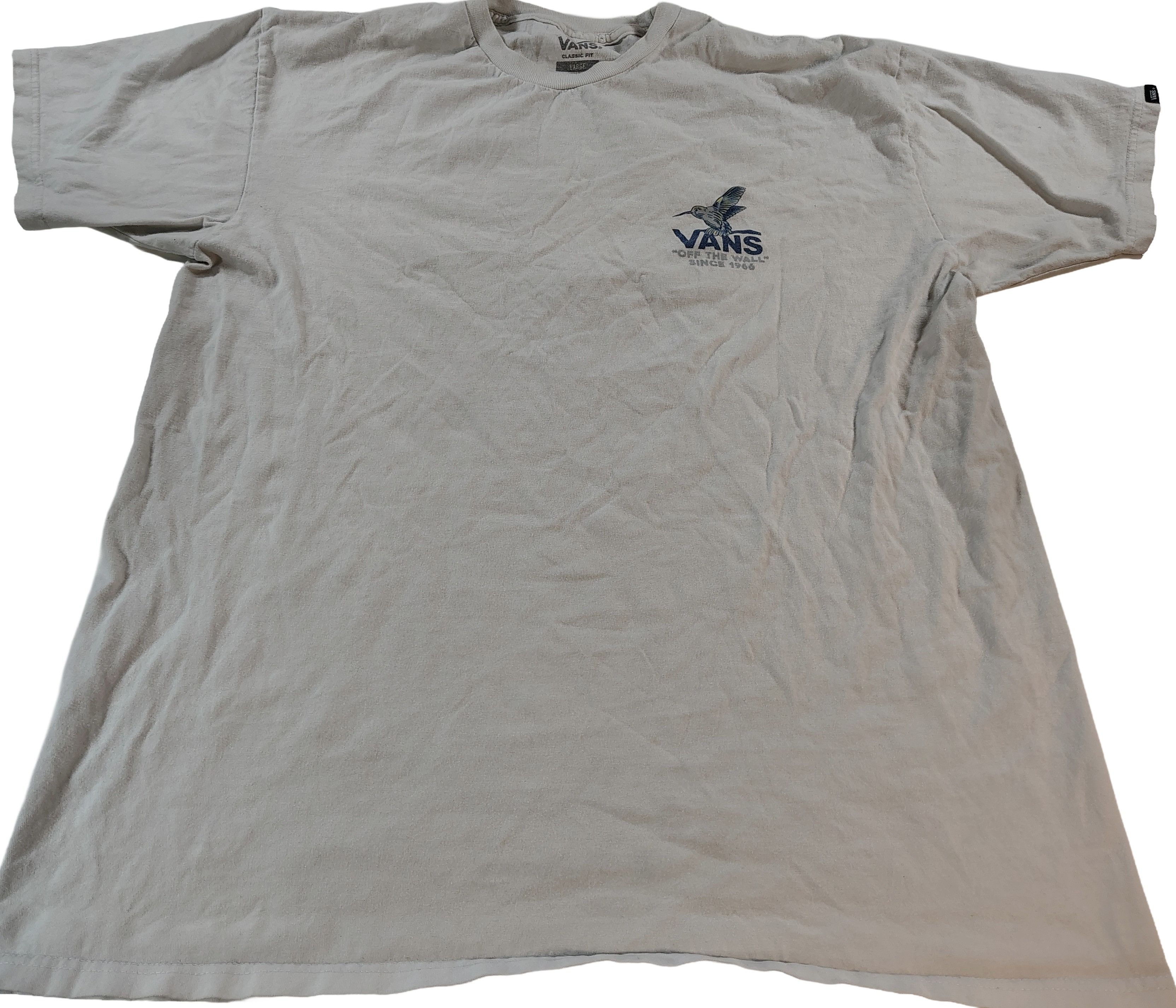 Vans Men's Large White Vans Off The Wall Since 1966 T-Shirt Size US L / EU 52-54 / 3 - 2 Thumbnail