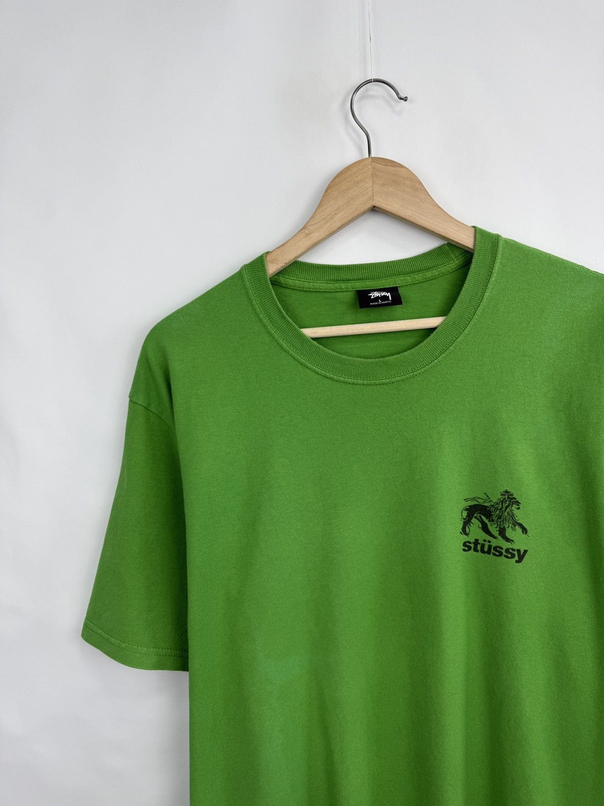 Stussy 🇺🇸 Y2K Stussy Rasta Lion T-Shirt Skatewear Rare Retro Hype Size US L / EU 52-54 / 3 - 7 Thumbnail