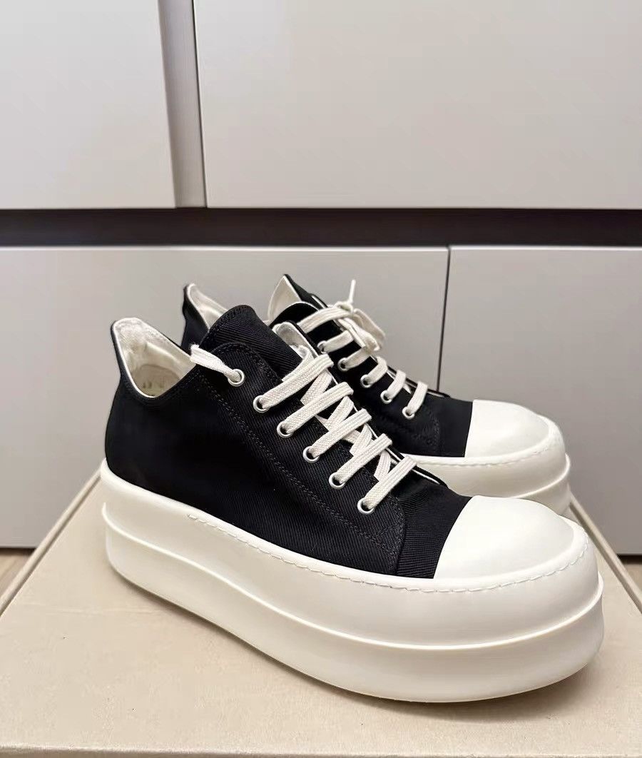 Rick Owens Drkshdw Rick Owens DRKSHDW Platform Low Top Size US 9.5 / EU 42-43 - 1 Thumbnail