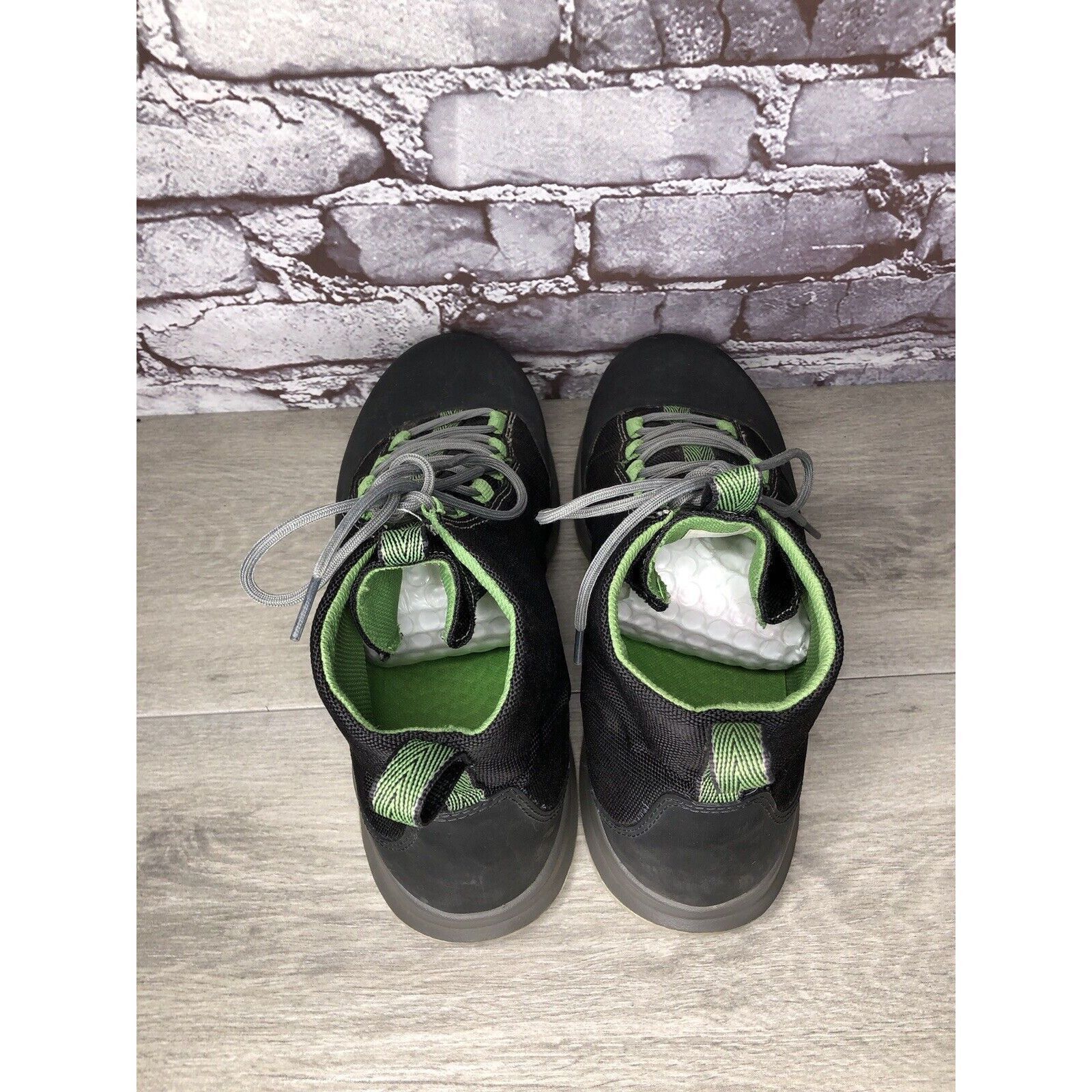 Chaco Chaco Tedinho Bulloo Black Canvas Green Lace Up Hiking Boots Size US 11 / EU 44 - 6 Thumbnail