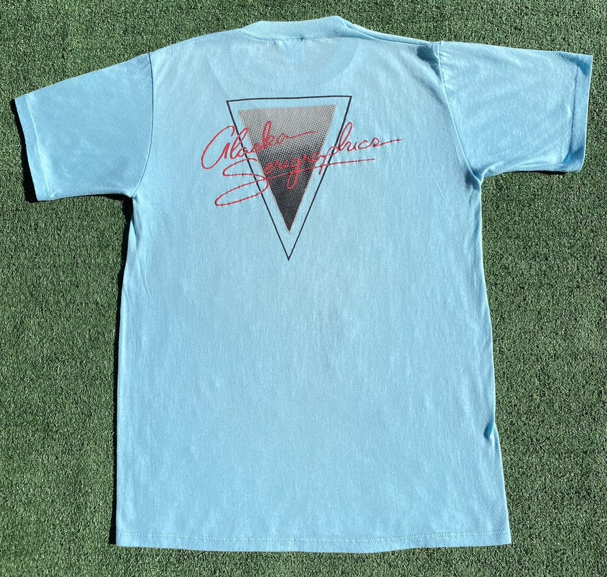 Jerzees VTG 1989 Alaska 10k Classic Double Sided T-shirt Mens Medium Size US M / EU 48-50 / 2 - 6 Thumbnail
