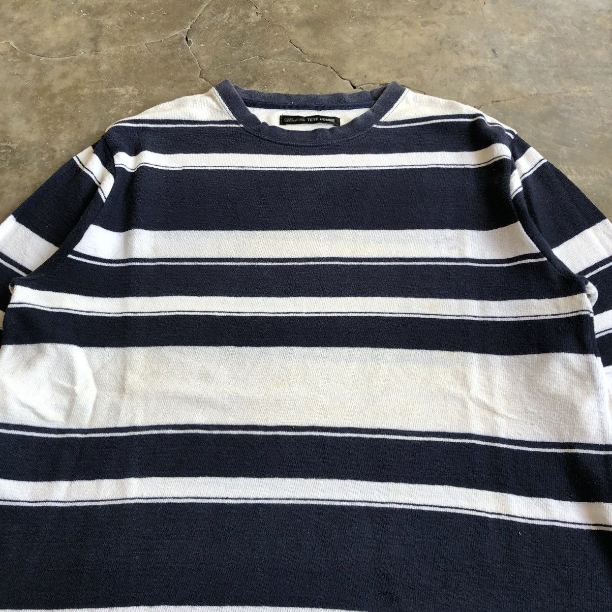Issey Miyake Vintage Tete Homme by Issey Miyake Stripe Longslevee Size US L / EU 52-54 / 3 - 2 Thumbnail