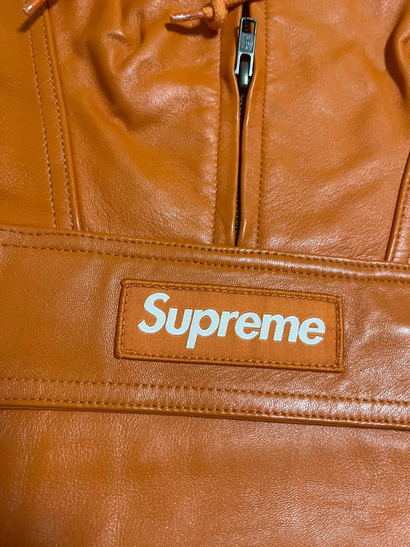 Supreme Supreme Leather Anorak Jacket M New Original Packaging Size US M / EU 48-50 / 2 - 3 Thumbnail