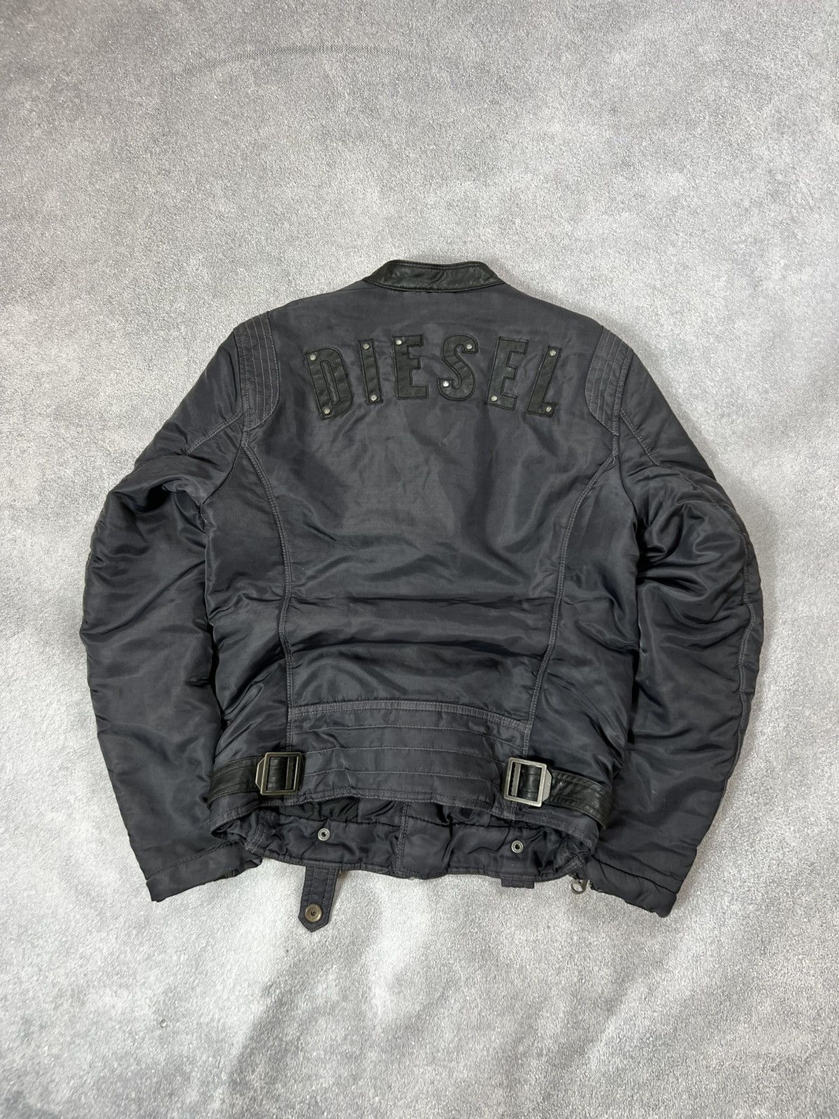 Diesel VTG Yohji Yamamoto Style Cropped Kanye Boxy Jacket Size US S / EU 44-46 / 1 - 15 Thumbnail