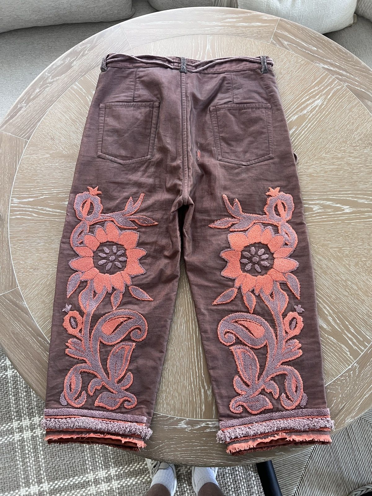 Craig Green AW23 Craig Green Tapestry Red Floral Pants L Men’s Size US 36 / EU 52 - 8 Thumbnail