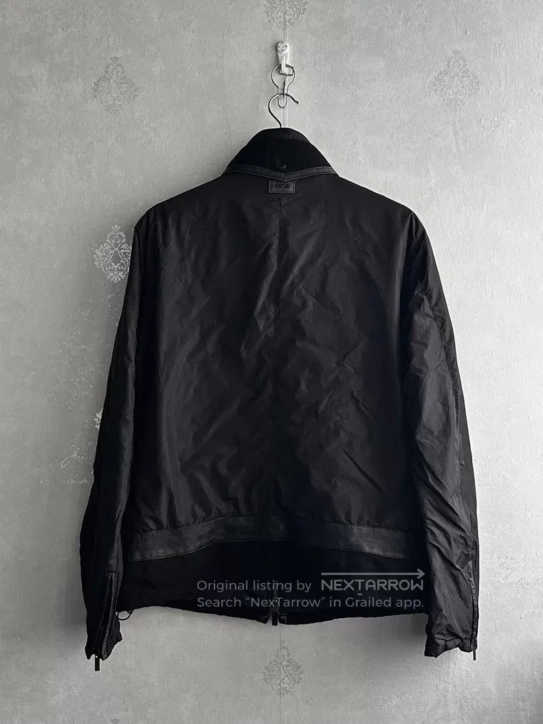 Emporio Armani EMPORIO ARMANI Leather Patchwork Jacket i Size US M / EU 48-50 / 2 - 2 Thumbnail