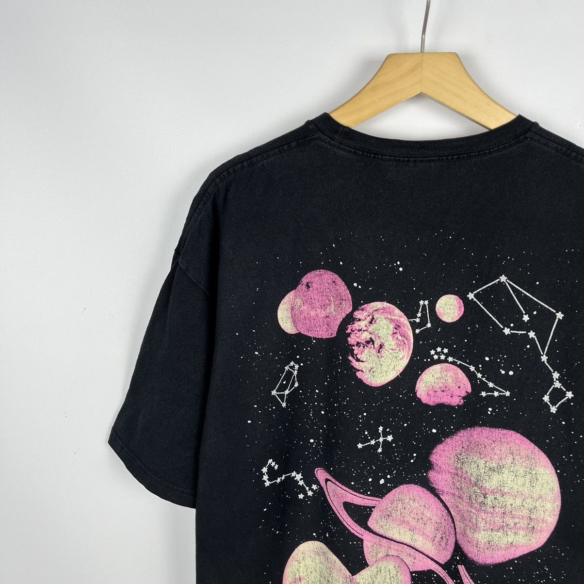 Stussy Vintage Stussy Space y2k big logo faded tee 00’s Size US XL / EU 56 / 4 - 5 Thumbnail