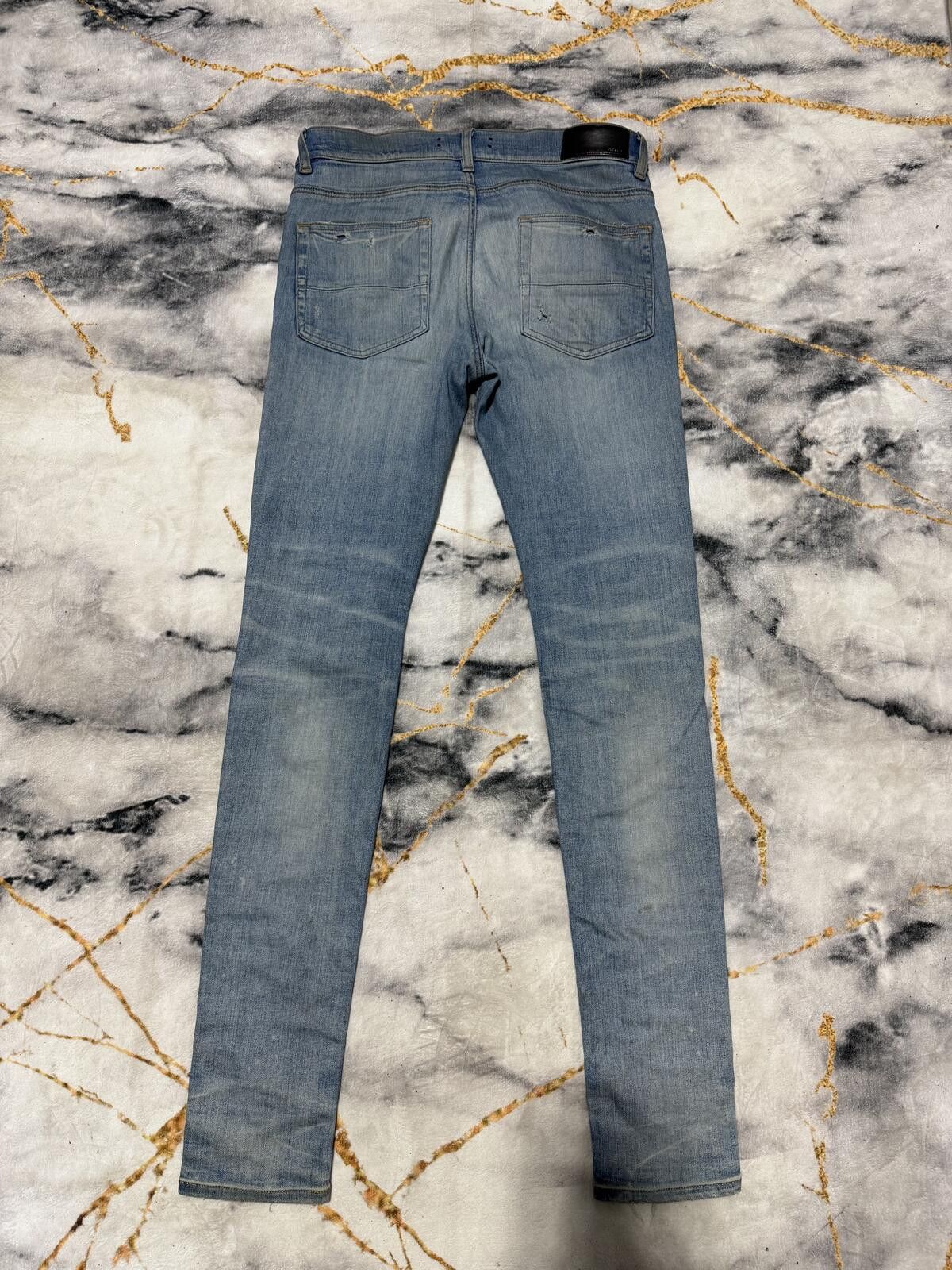 Amiri Amiri Thrasher Rainbow Paisley Indigo Denim - Sz31 Size US 31 - 3 Thumbnail