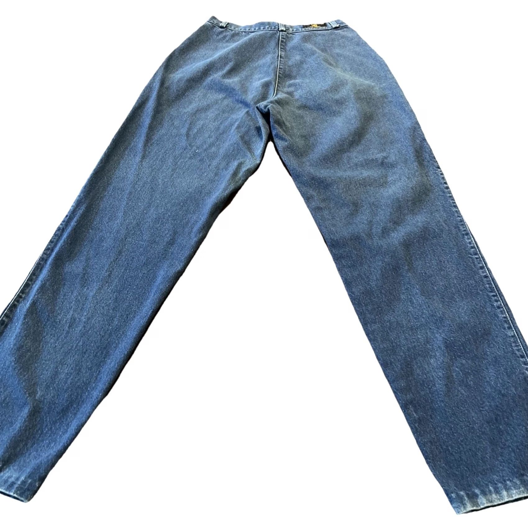 Vintage VINTAGE Rocky Mountain Jeans Womens High WAIST Regular 26 30 Blue Denim 90s Western Comfort Pockets Jeans Size 30" / US 8 / IT 44 - 4 Thumbnail