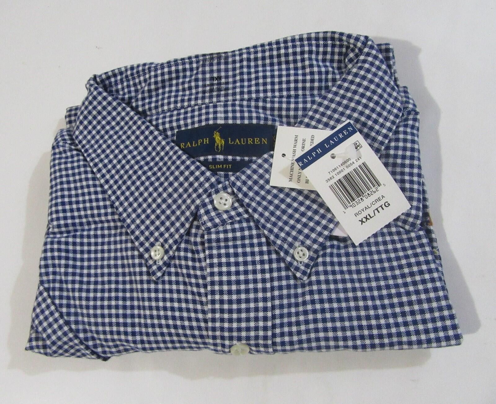 Polo Ralph Lauren Polo Ralph Lauren Slim Fit Button Down Shirt Blue Gingham Size US M / EU 48-50 / 2 - 9 Thumbnail