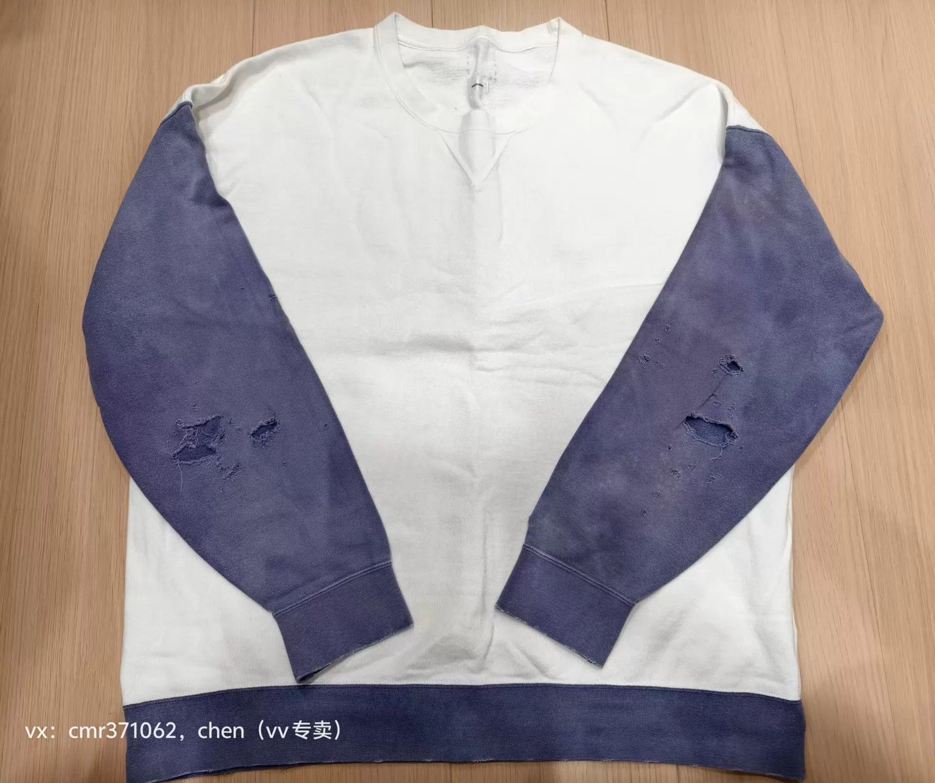 Visvim visvim 20ss jumbo sweat crash distressed fleece colorblock 5 Size US XXL / EU 58 / 5 - 1 Thumbnail