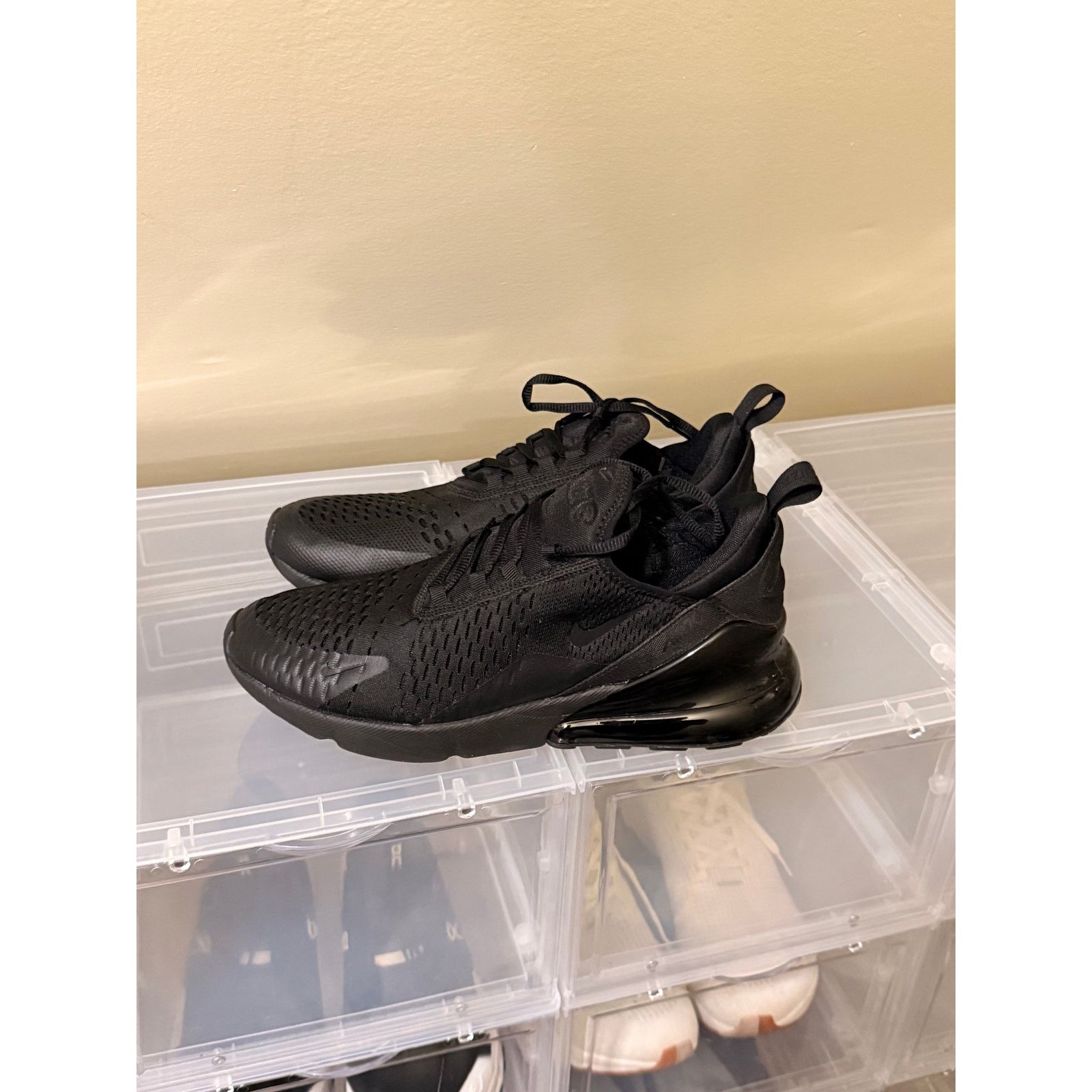 Nike Nike Air Max 270 Black/Black Size 10US Size US 10 / EU 43 - 1 Thumbnail