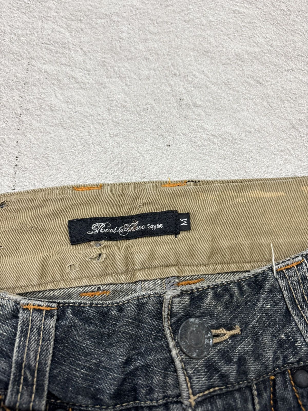 Kapital 2000s Rootthree destroy wash denim kapital style Size US 30 / EU 46 - 4 Thumbnail