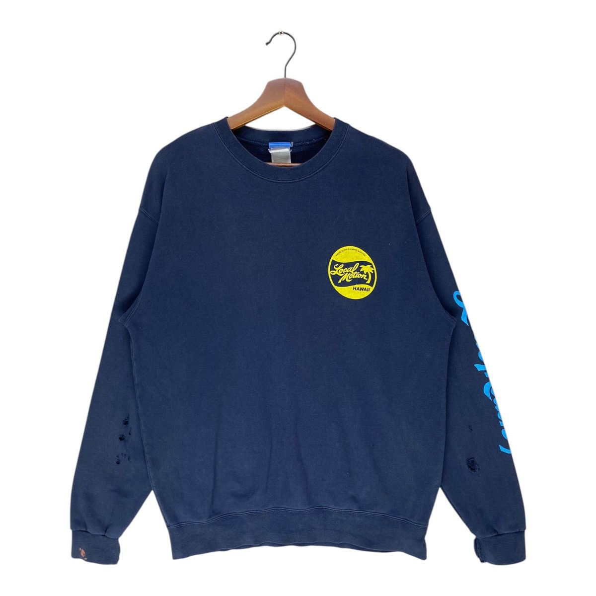 Vintage Vintage Local Motion Hawaii Sweatshirt Distressed Size L Size US L / EU 52-54 / 3 - 1 Thumbnail