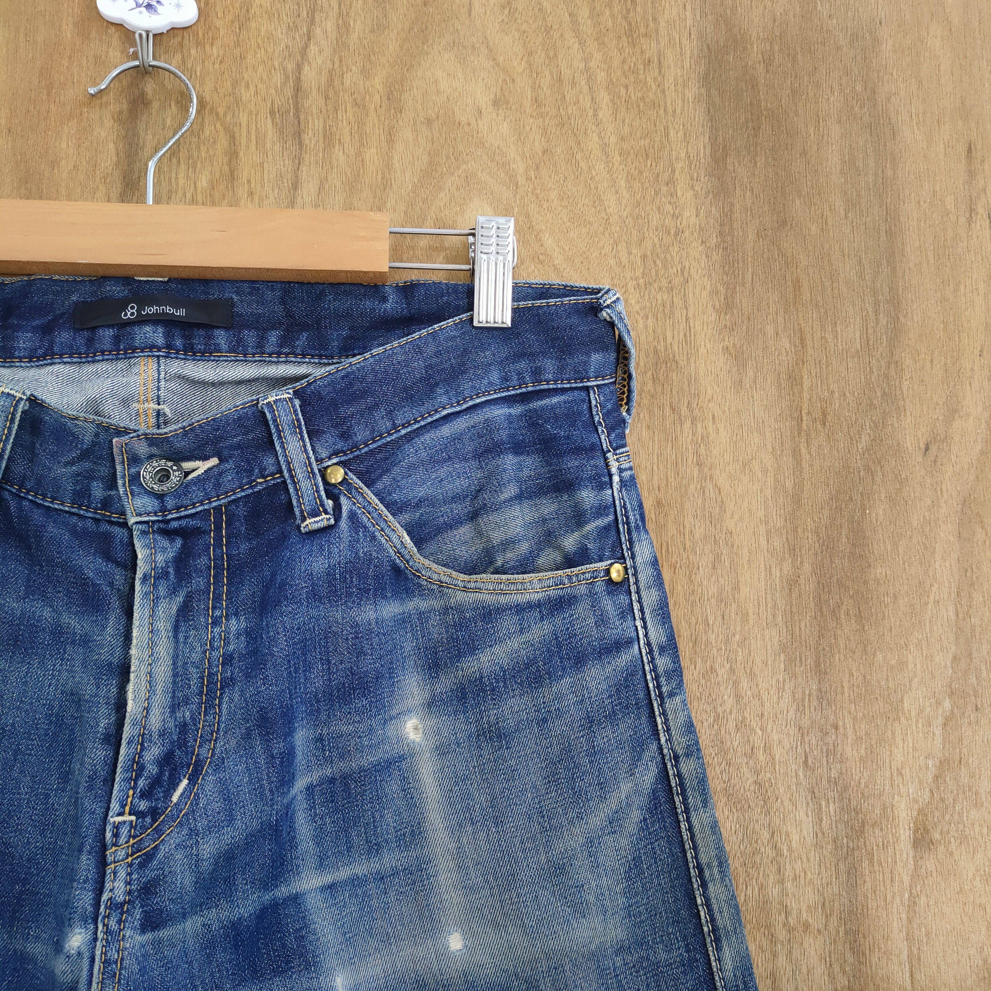 Jean × Johnbull 32×32 💥 VINTAGE JOHN BULL DISTRESSED JEANS PANTS Size US 32 / EU 48 - 6 Thumbnail