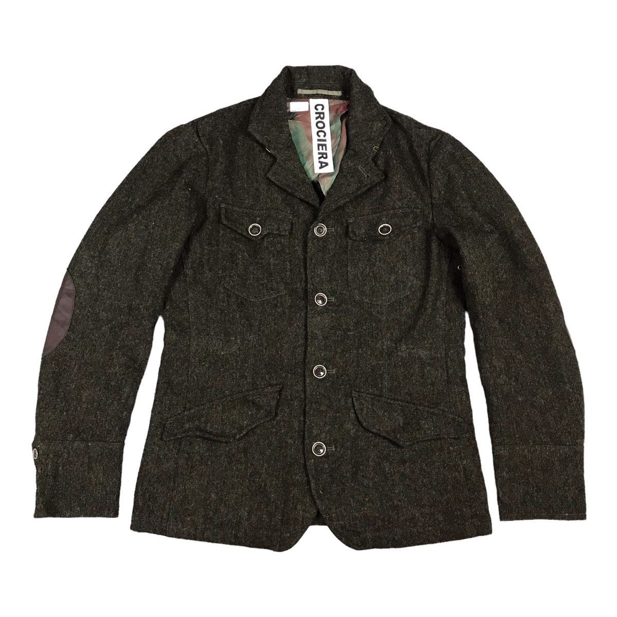 Japanese Brand Crociera Brand wool button jacket style Issey Miyake Size US L / EU 52-54 / 3 - 1 Thumbnail