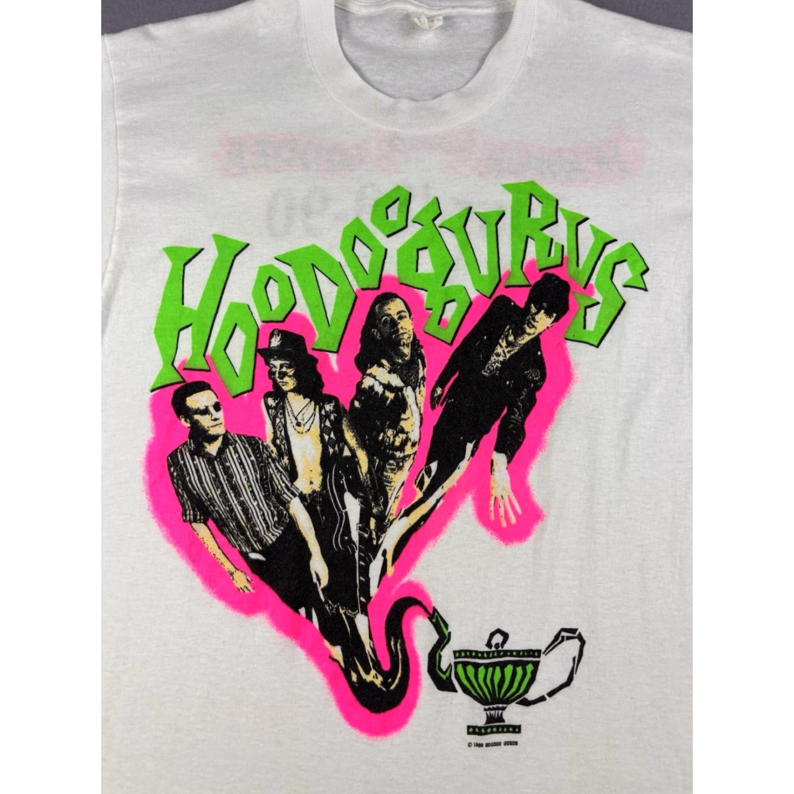 Vintage VINTAGE Hoodoo Gurus Band Shirt L White 80s Australian Rock Punk Mens Size US L / EU 52-54 / 3 - 2 Thumbnail